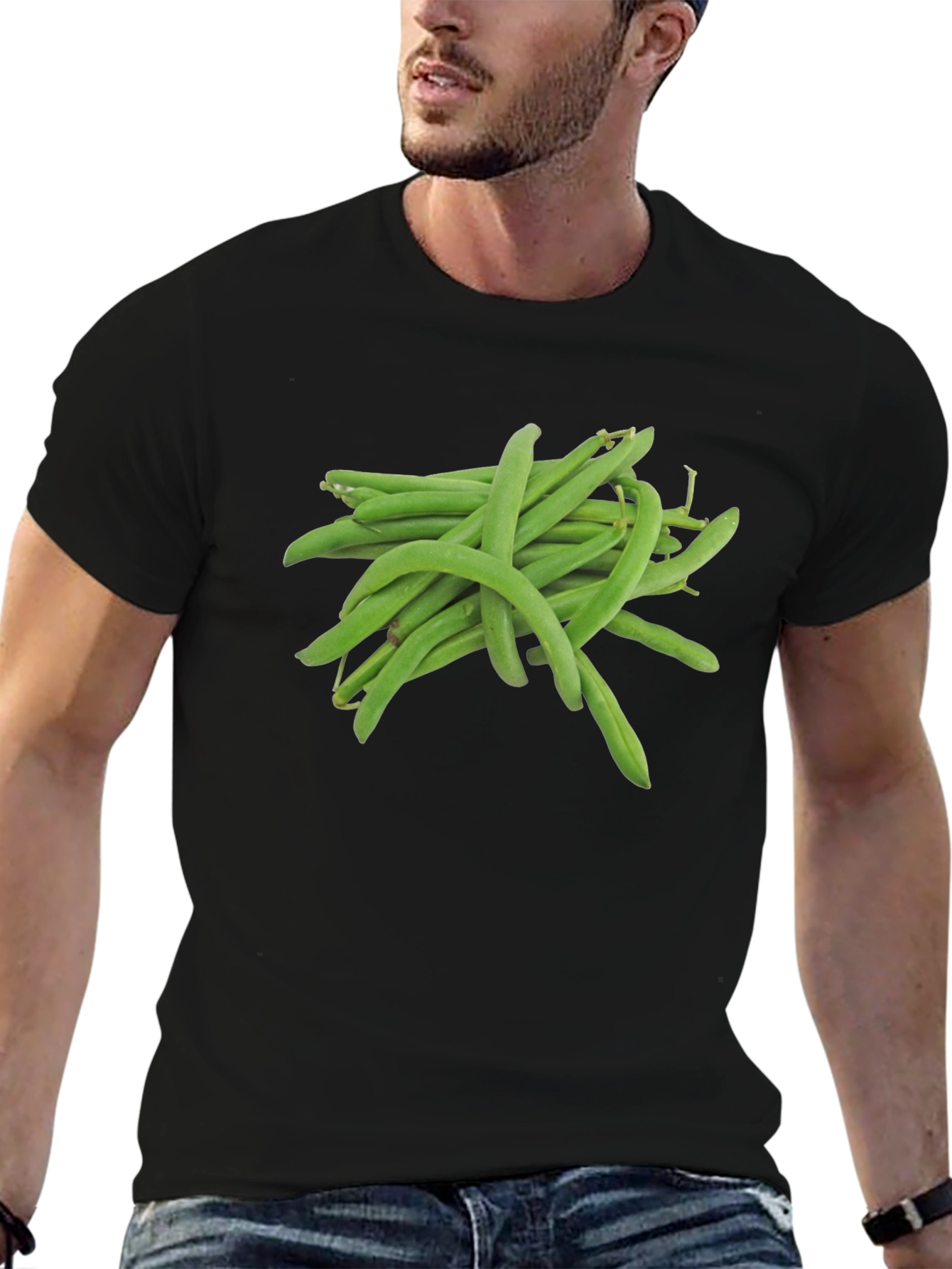 Green Bean T-Shirt - Novelty Vegetable Tee