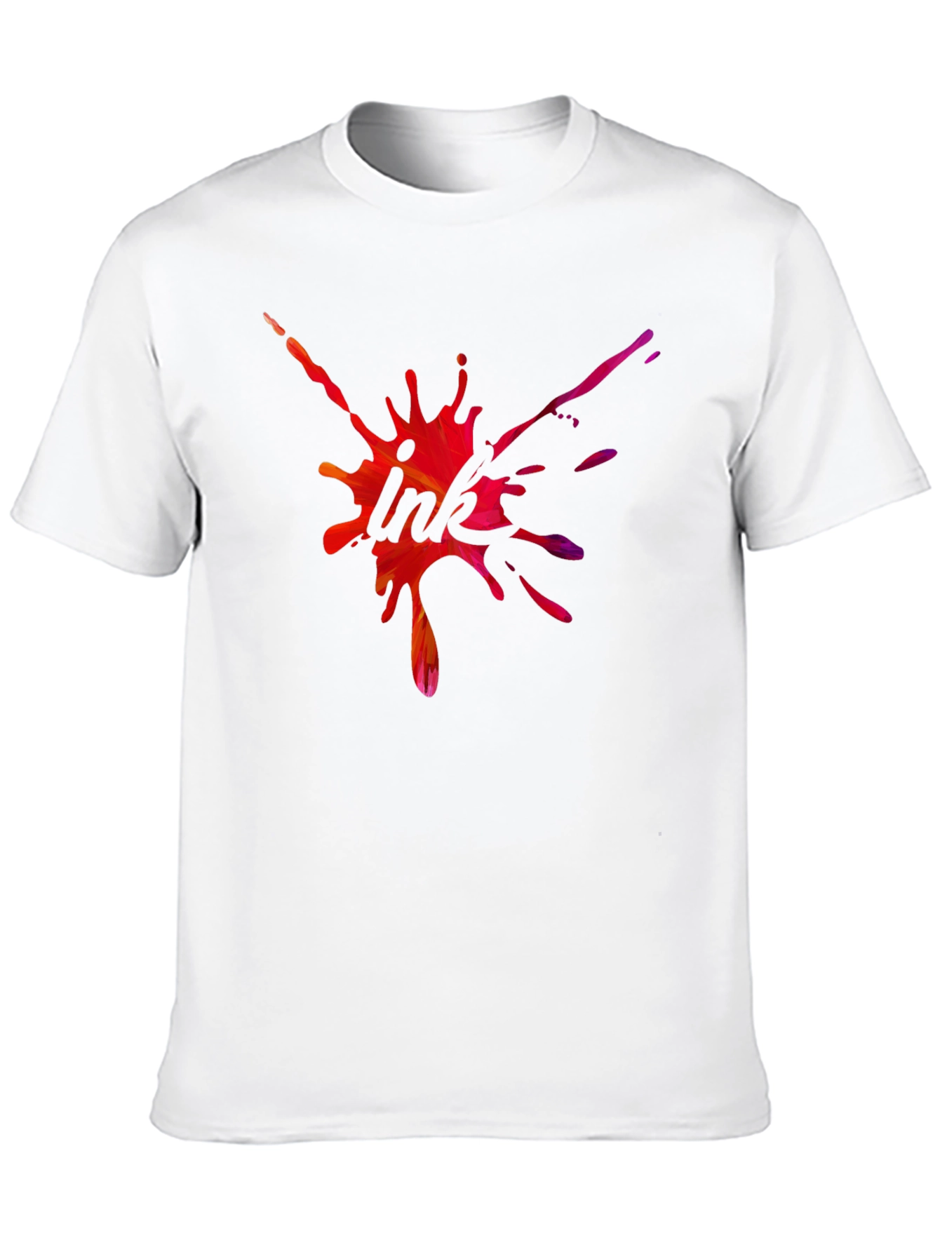 Ink Splash T-Shirt - Abstract Graphic Tee