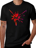 Ink Splash T-Shirt - Abstract Graphic Tee
