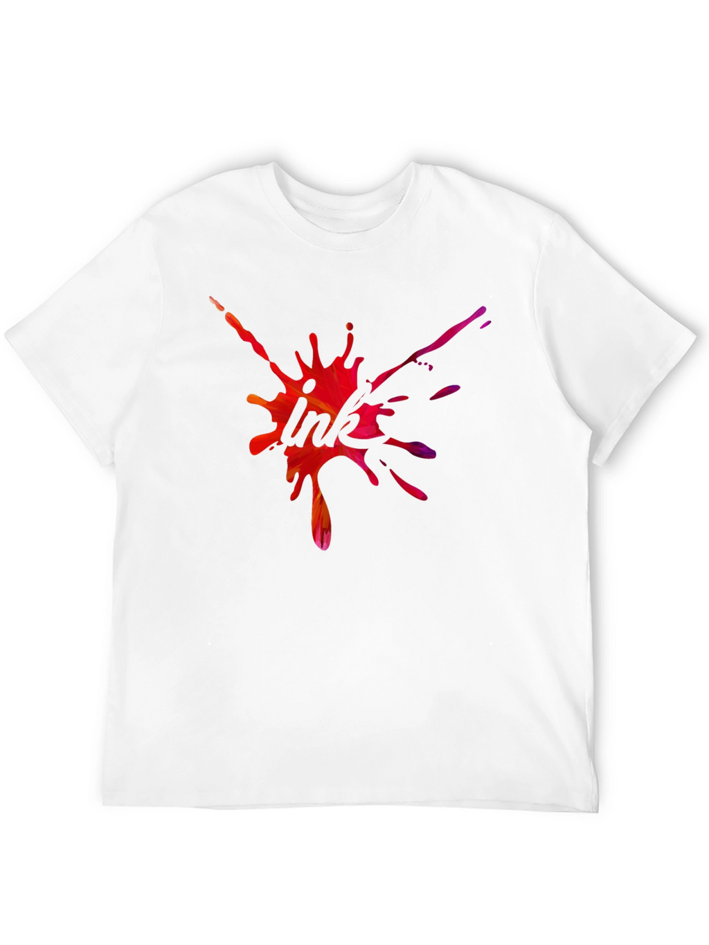 Ink Splash T-Shirt - Abstract Graphic Tee
