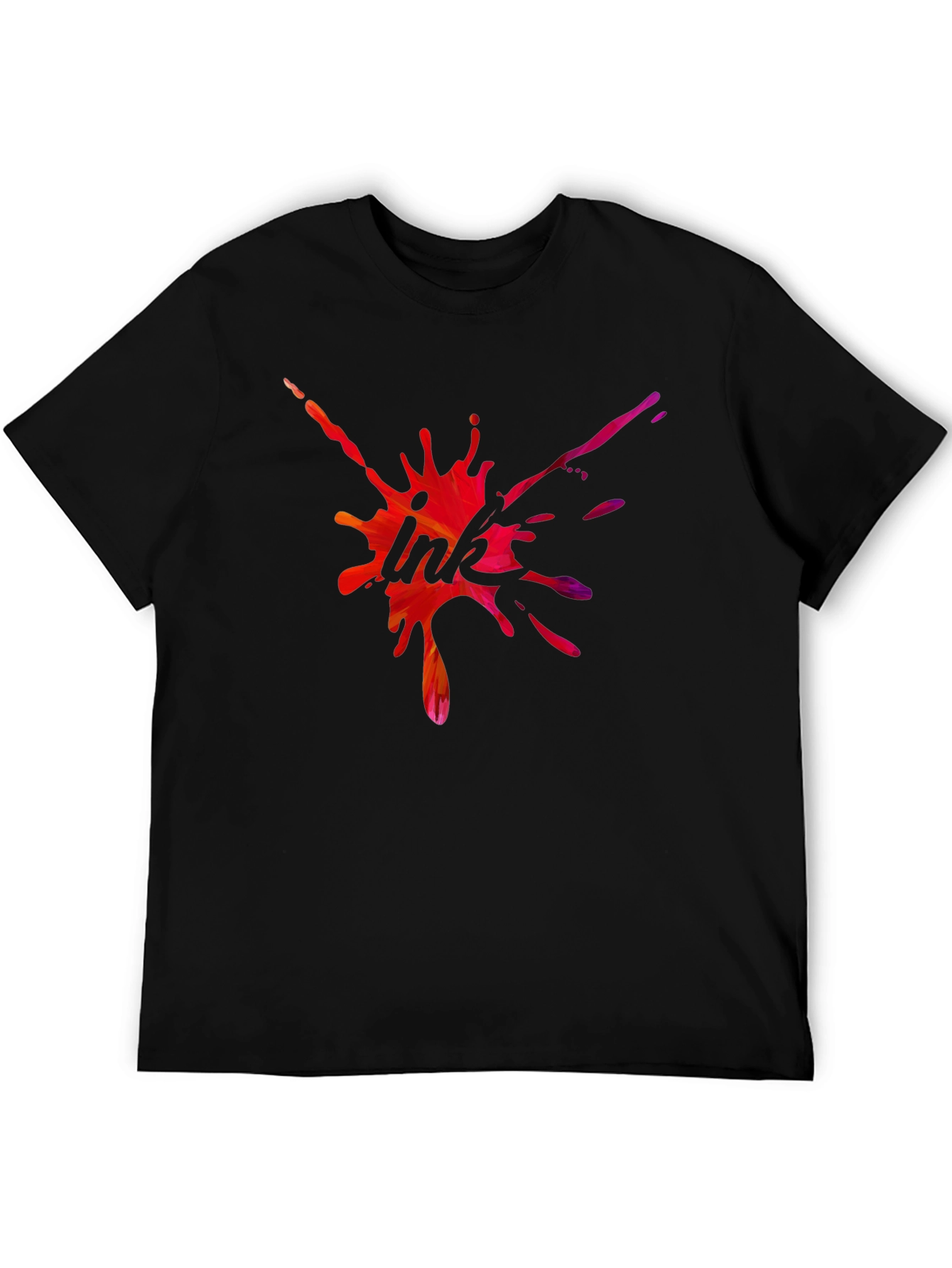 Ink Splash T-Shirt - Abstract Graphic Tee