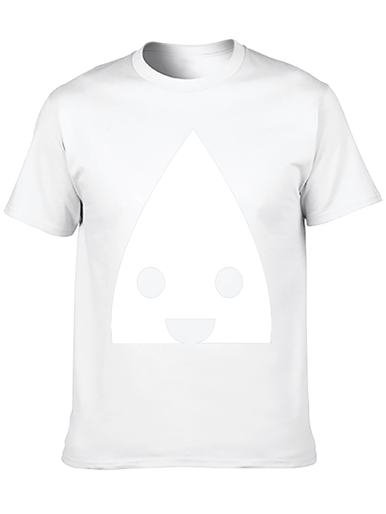 Fun Triangle Face Black T-Shirt
