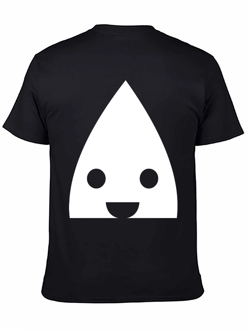 Fun Triangle Face Black T-Shirt