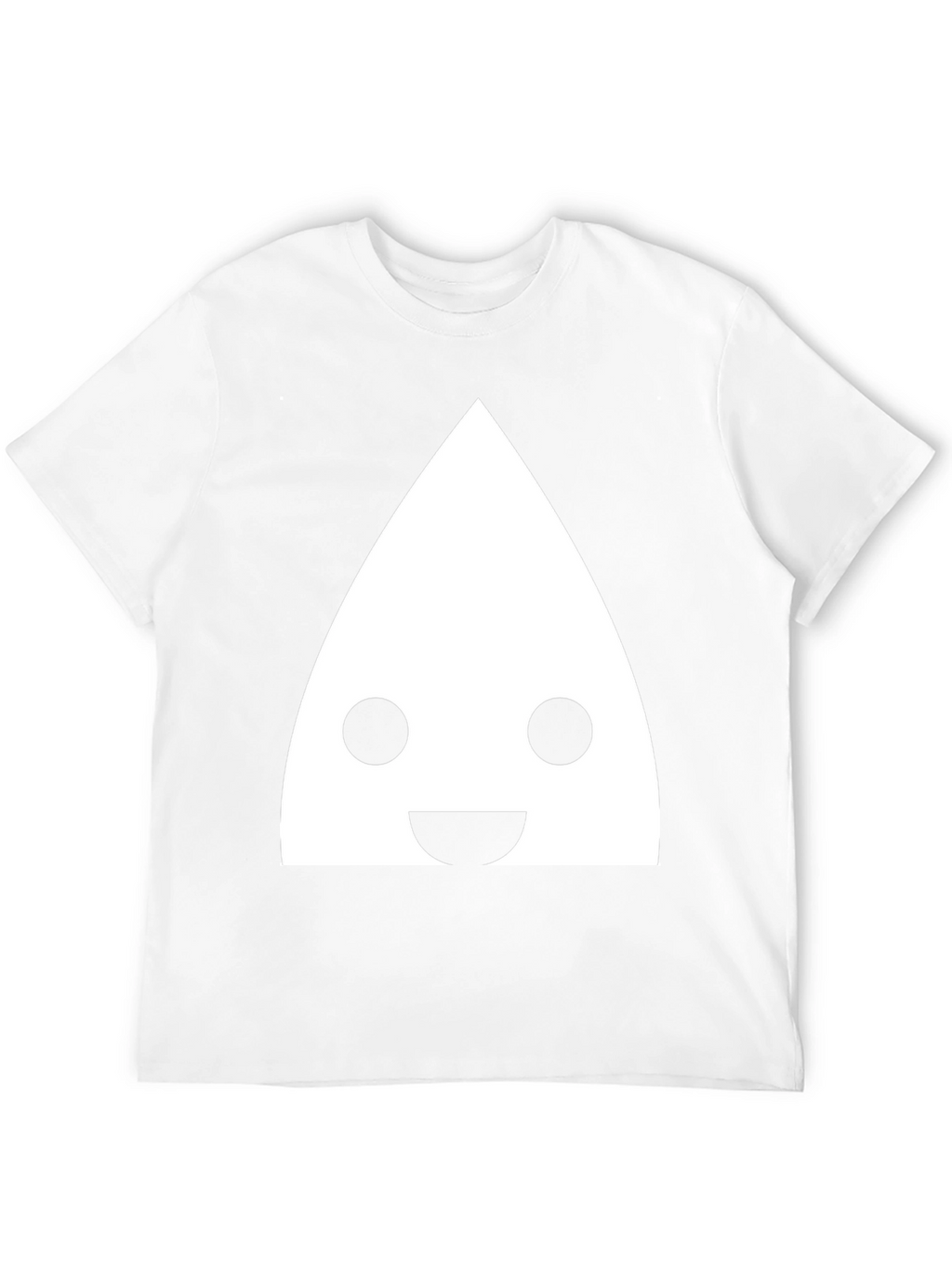 Fun Triangle Face Black T-Shirt