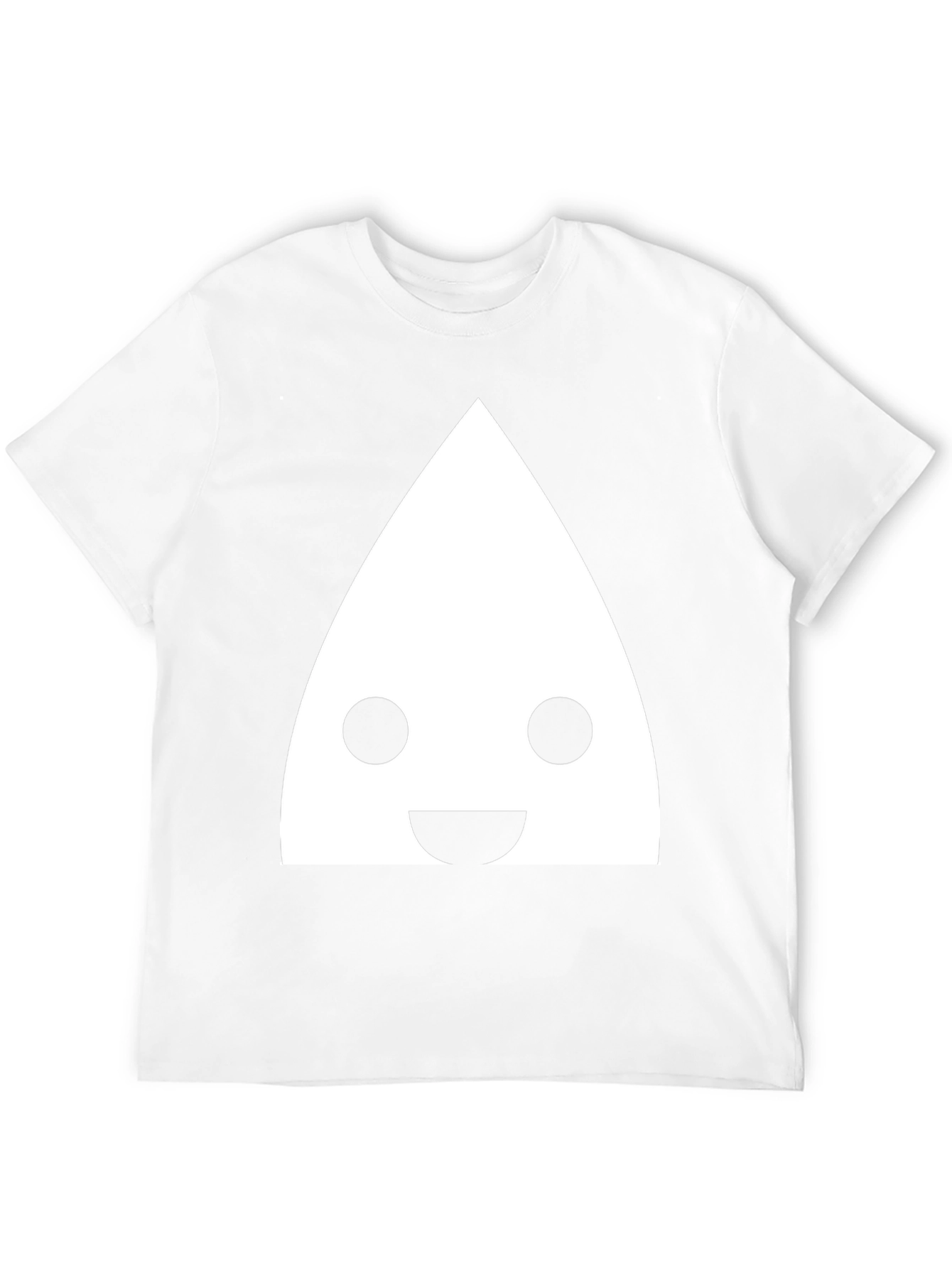 Fun Triangle Face Black T-Shirt