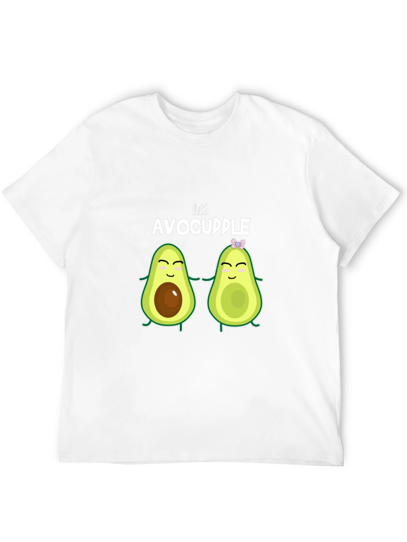 Lets Avocuddle Black T-Shirt