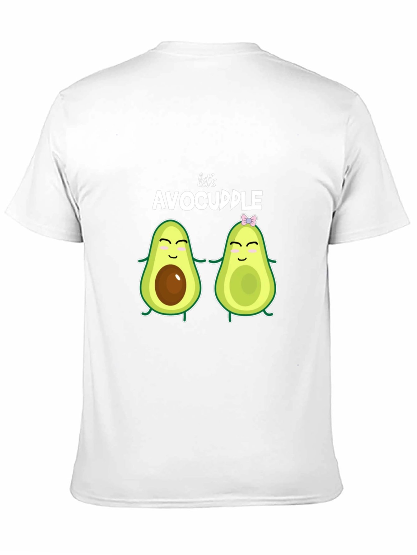 Lets Avocuddle Black T-Shirt