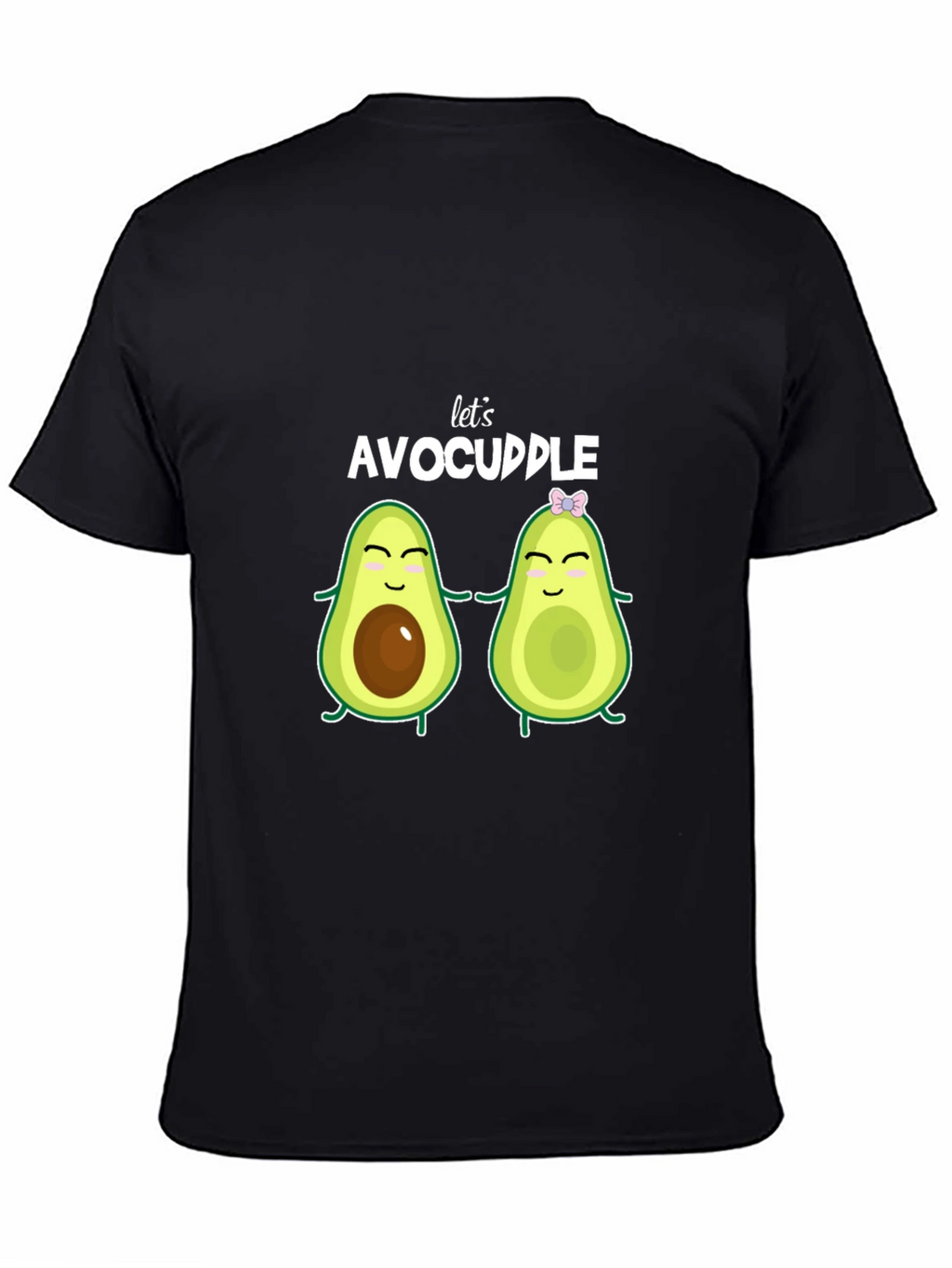 Lets Avocuddle Black T-Shirt