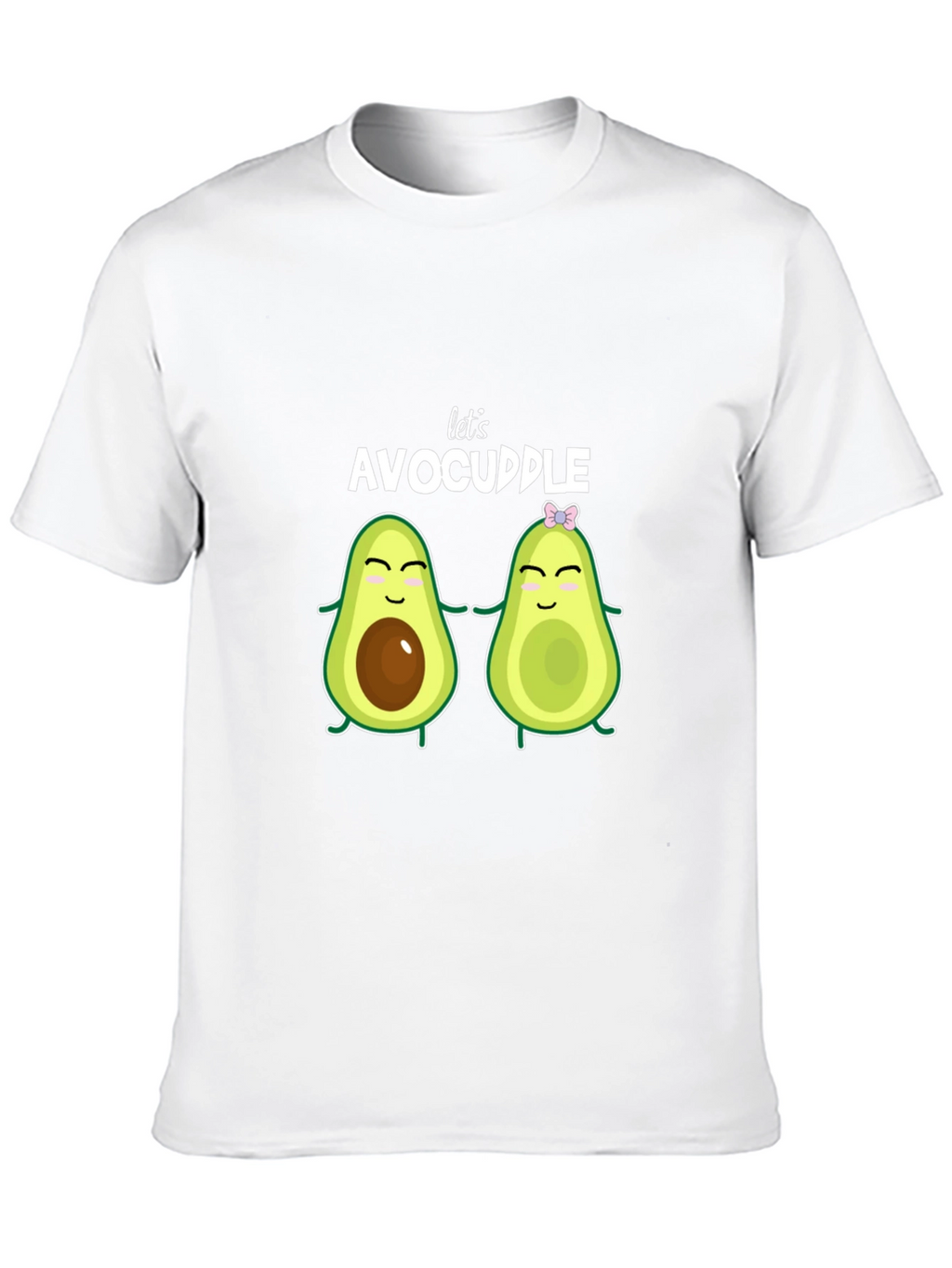 Lets Avocuddle Black T-Shirt