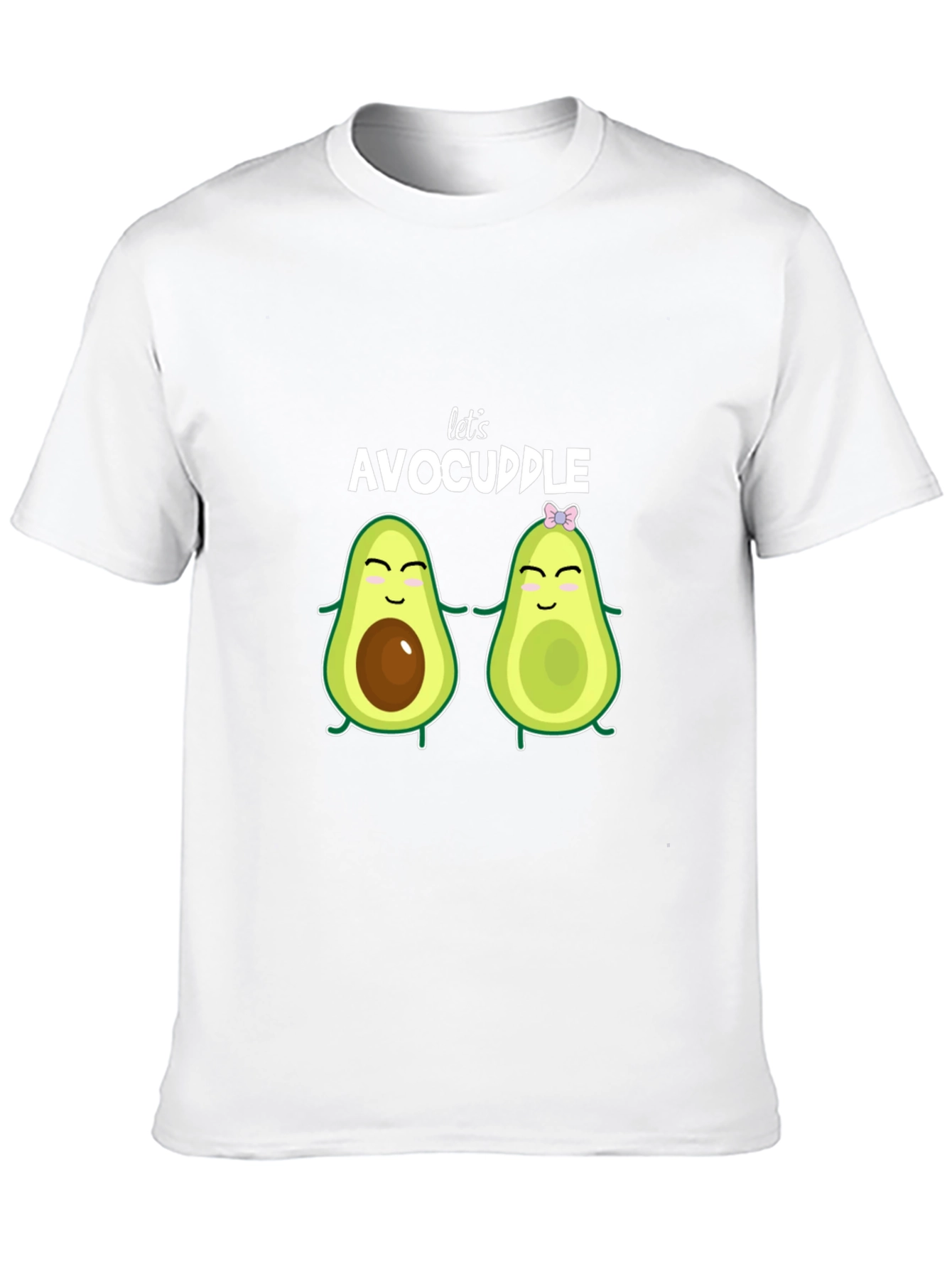 Lets Avocuddle Black T-Shirt