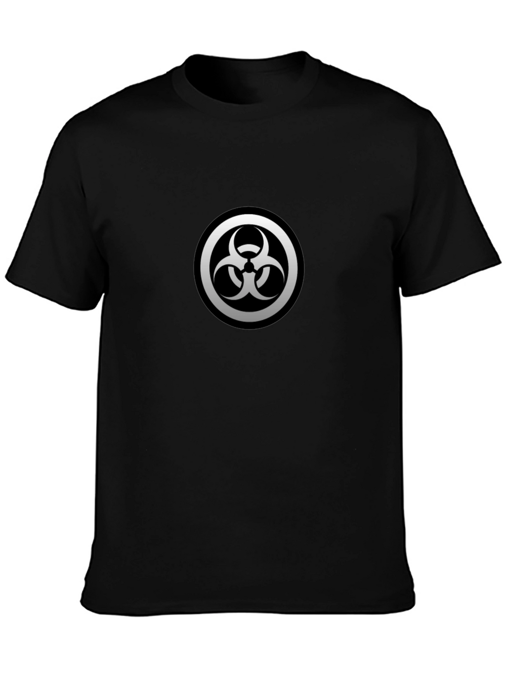 Biohazard Symbol Graphic Black T-Shirt