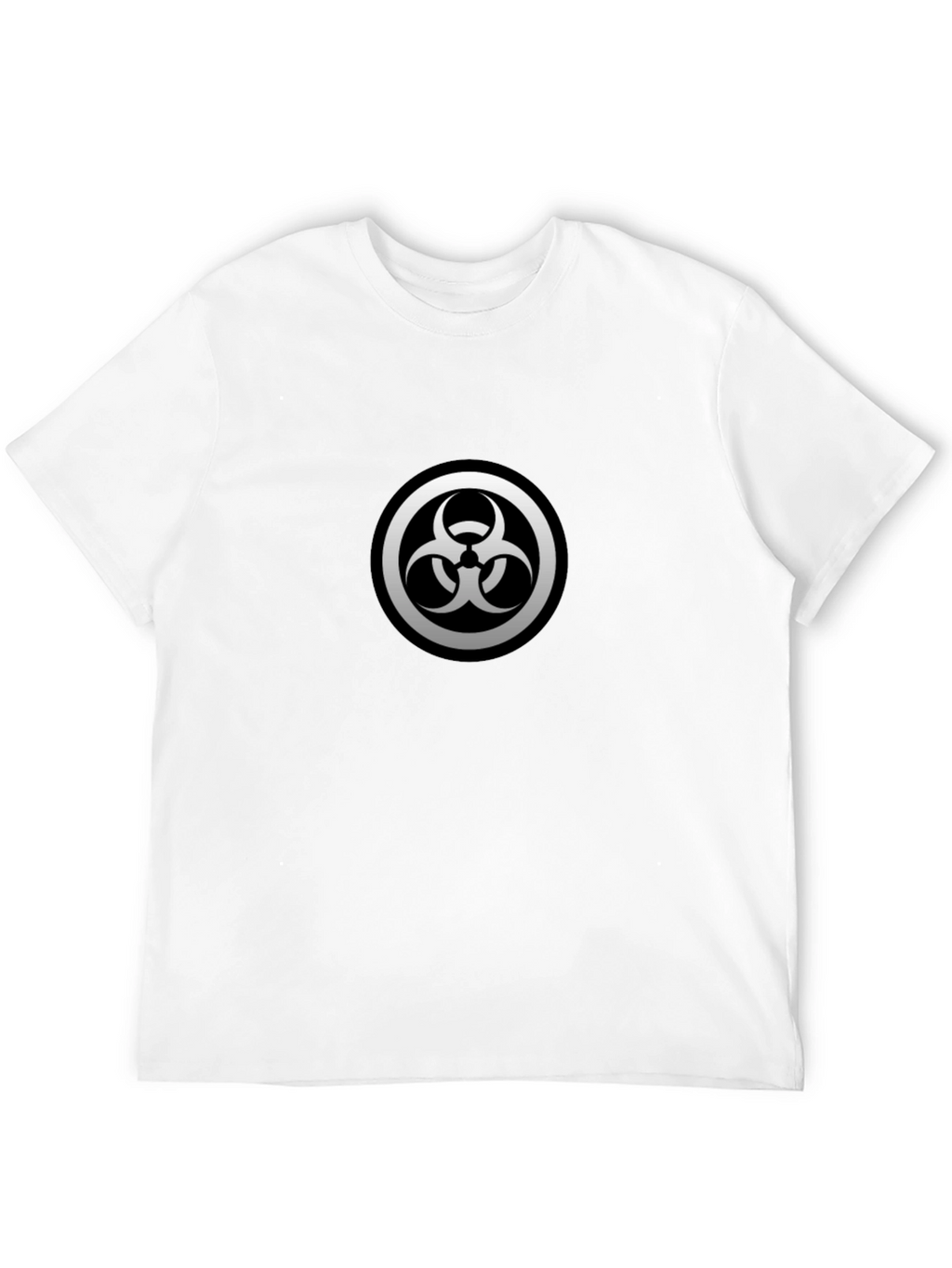 Biohazard Symbol Graphic Black T-Shirt