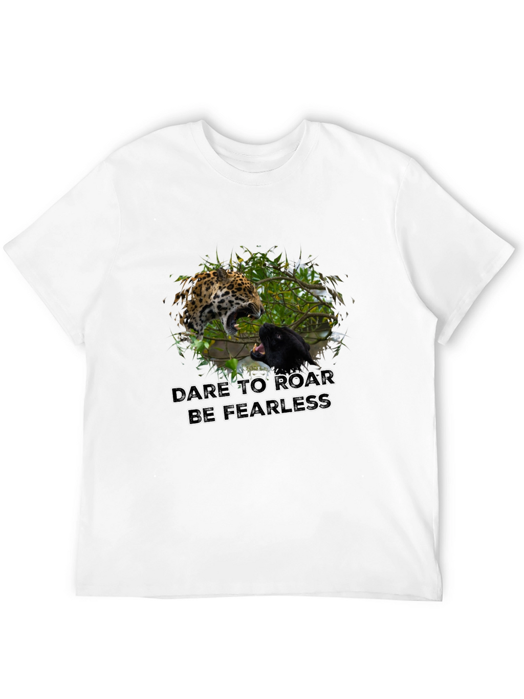 Dare to Roar Tee - Jaguar & Panther Graphic