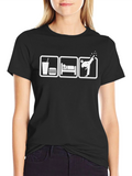 Eat Sleep Karate T-Shirt - Black Martial Arts Tee