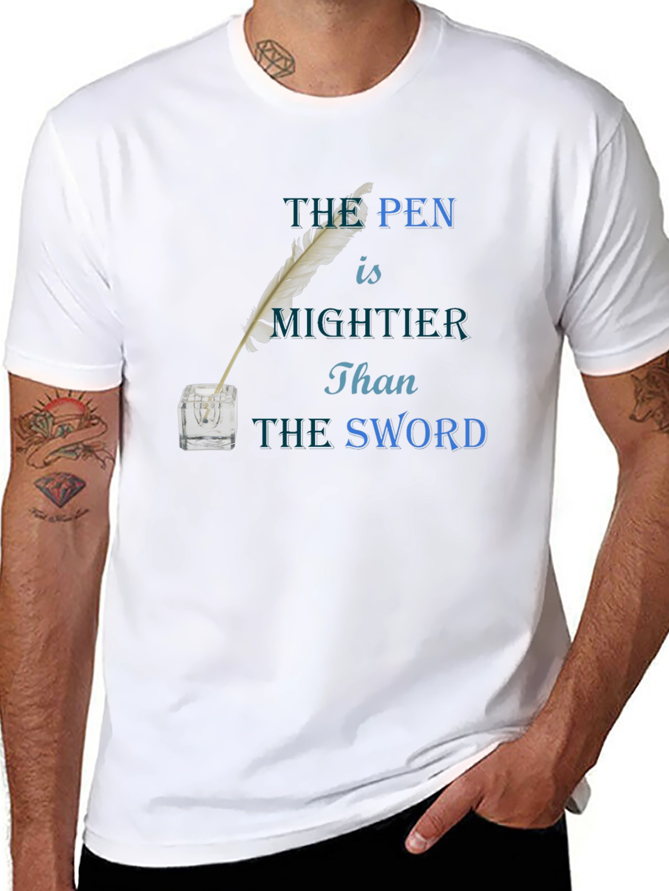 The Pen is Mightier Graphic Tee