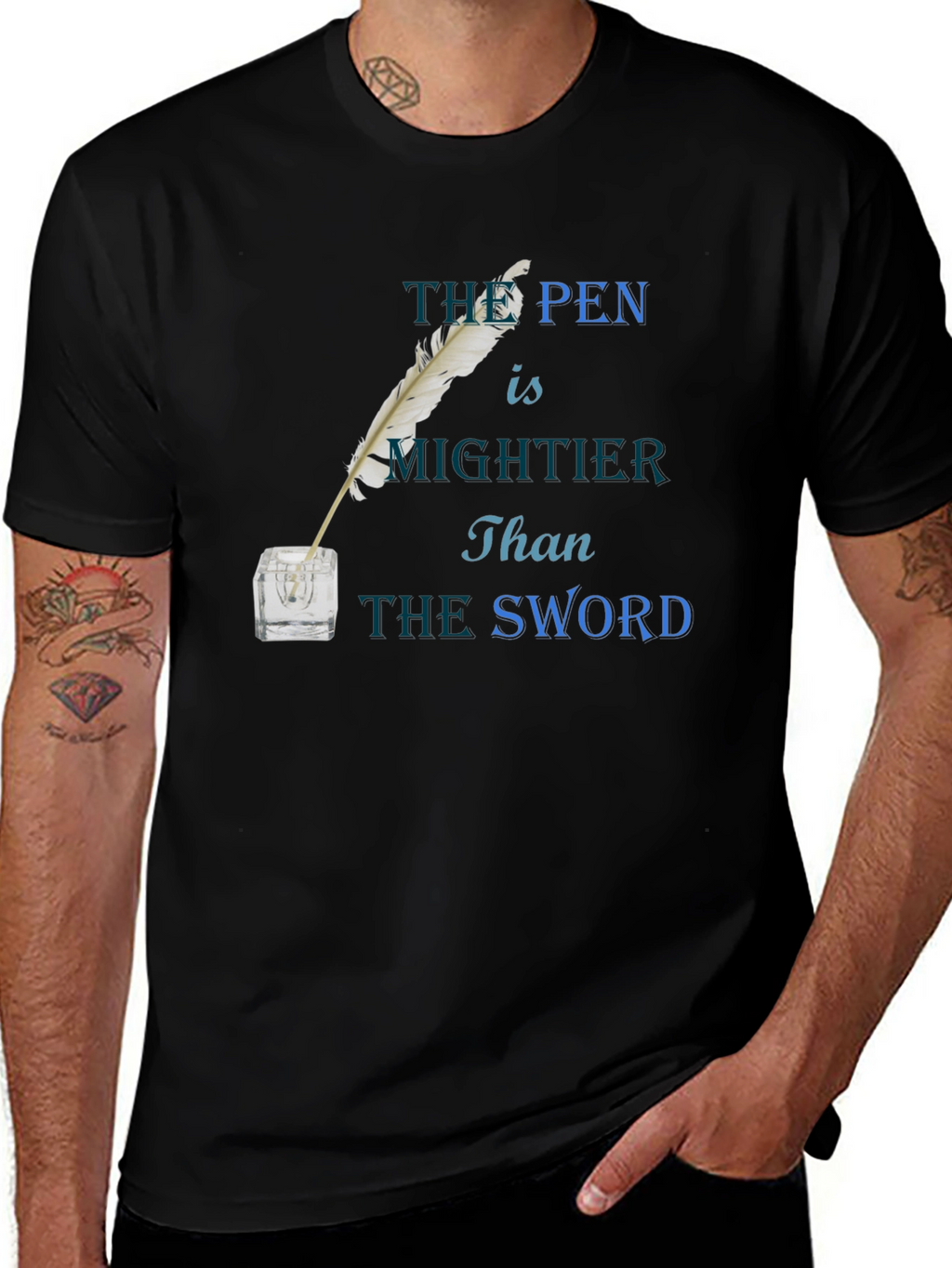 The Pen is Mightier Graphic Tee