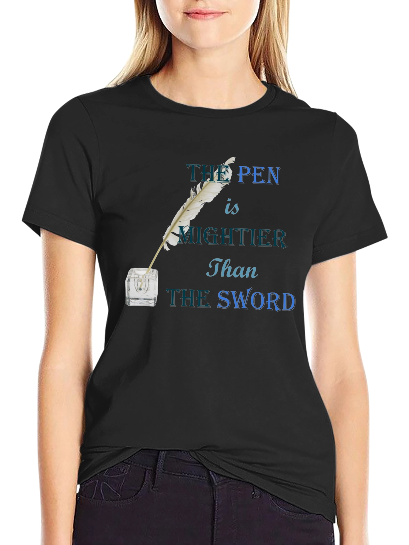 The Pen is Mightier Graphic Tee