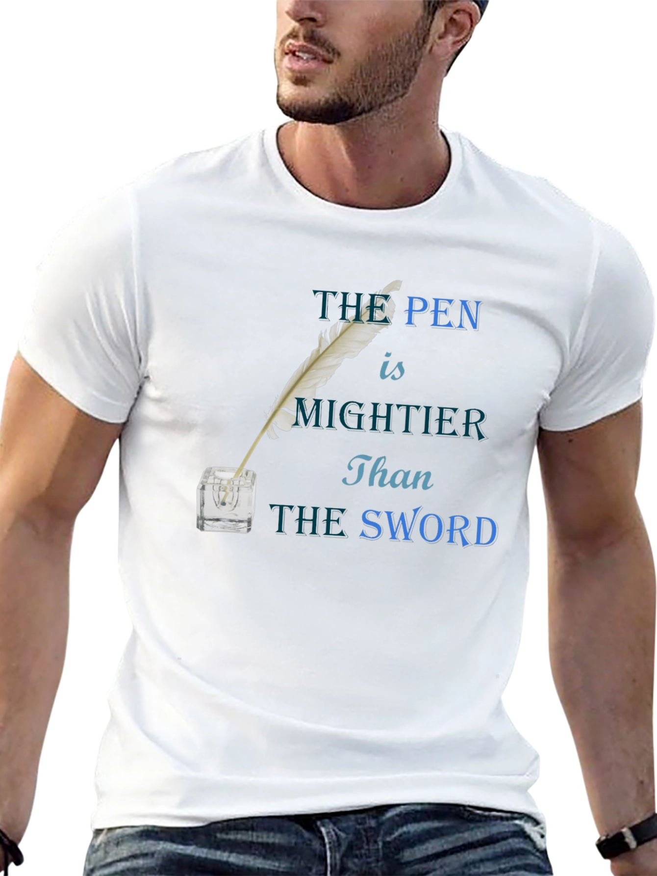 The Pen is Mightier Graphic Tee