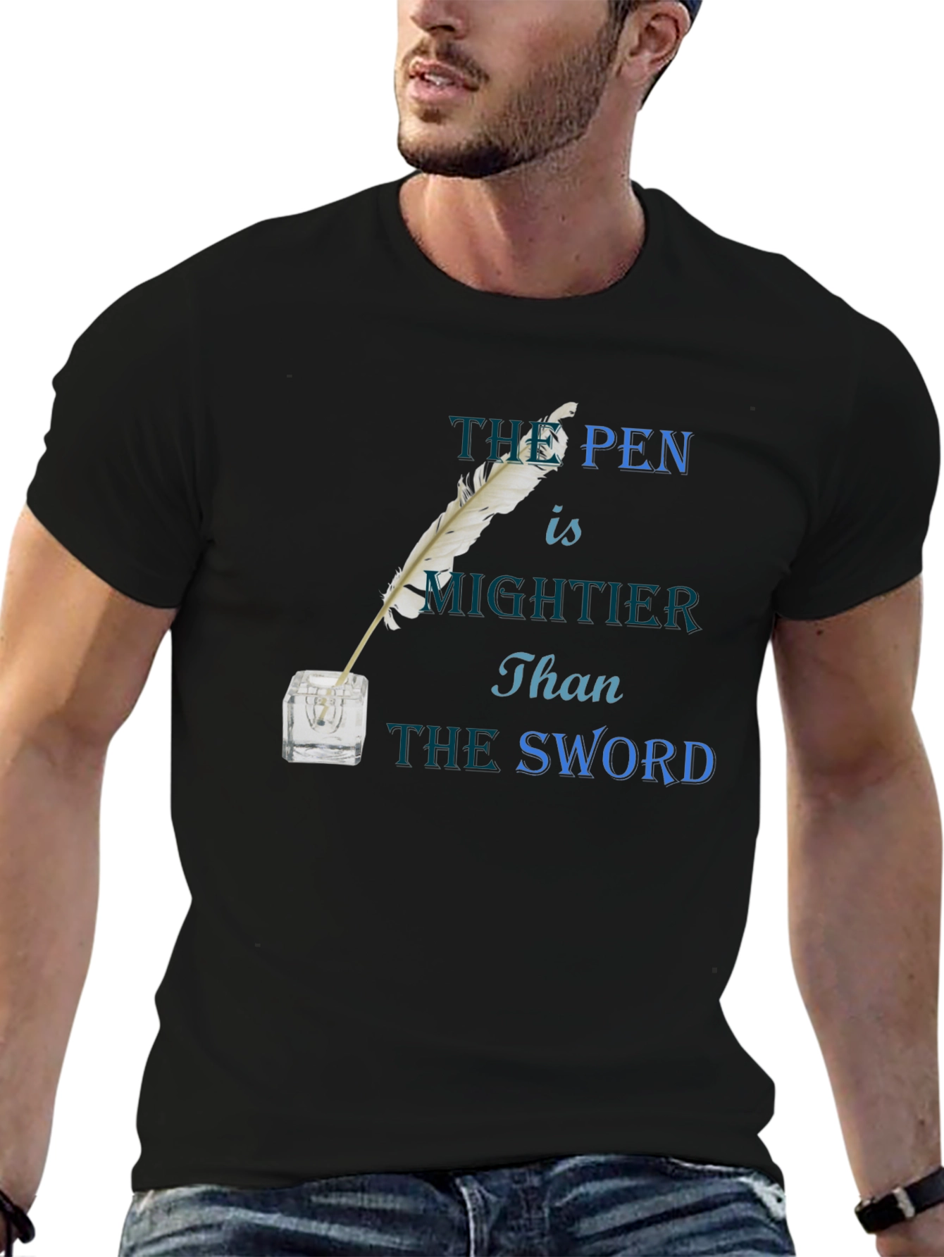The Pen is Mightier Graphic Tee