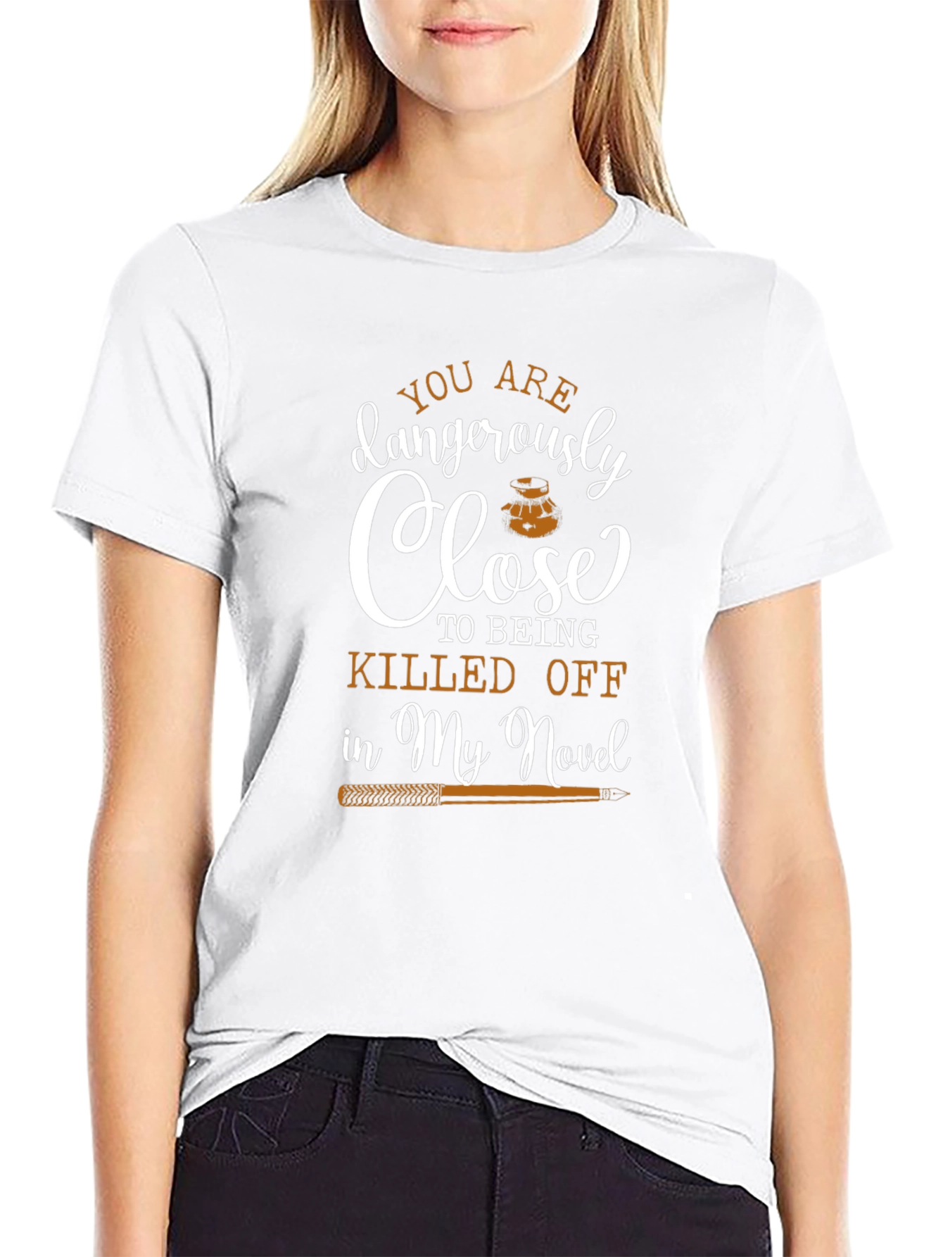 Dangerously Close Novel Black T-Shirt