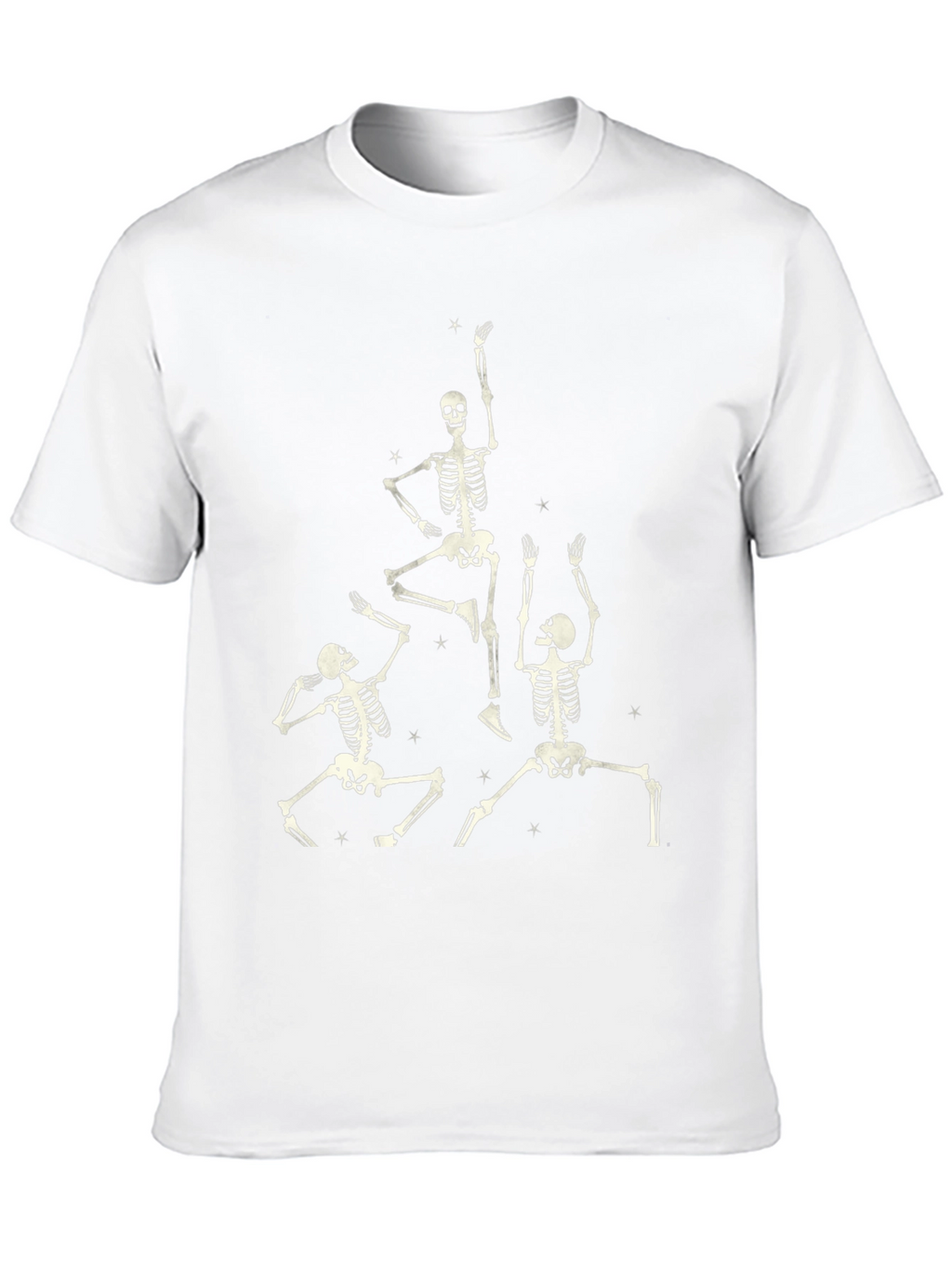 Dancing Skeletons Black Graphic Tee