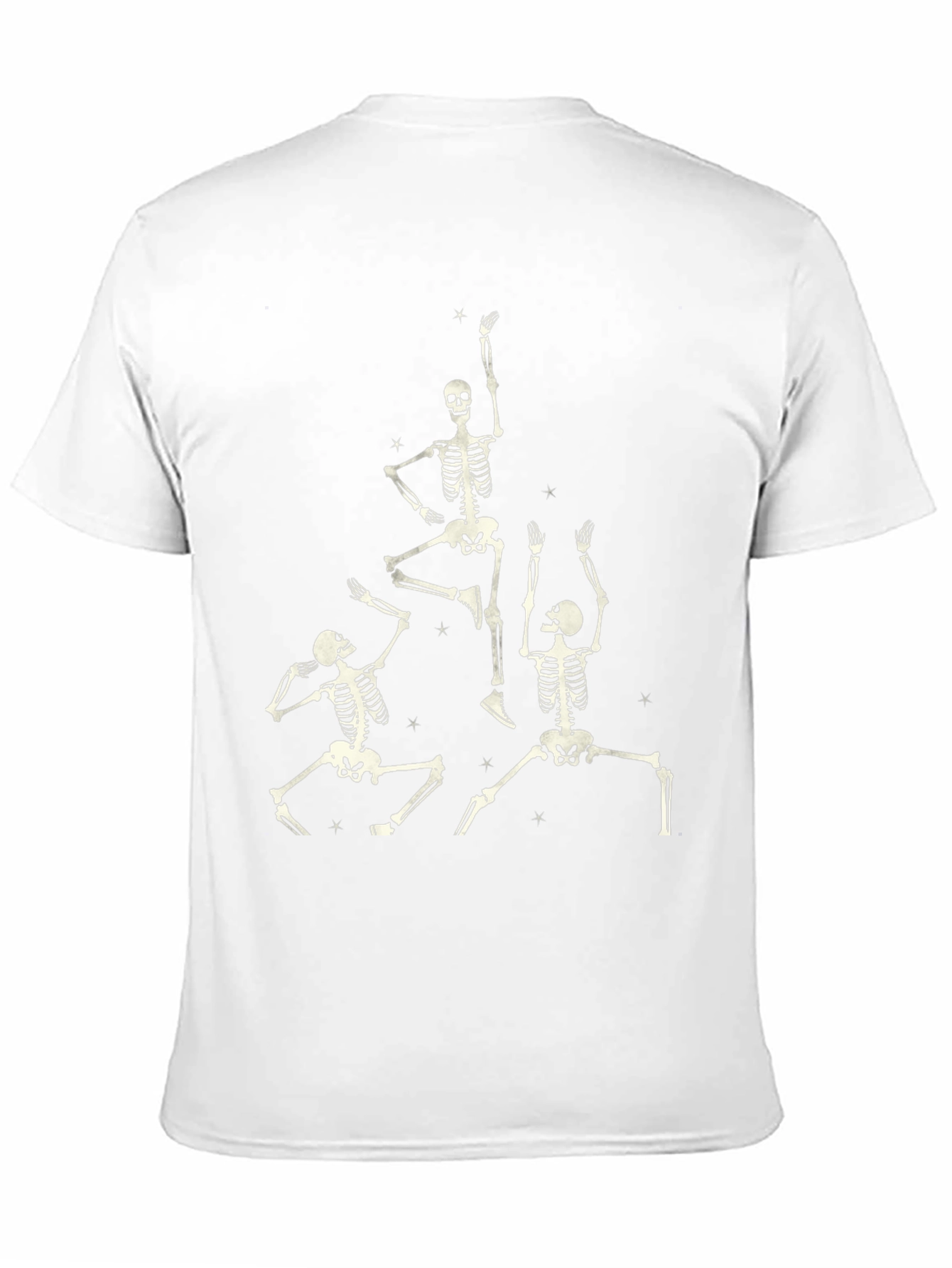 Dancing Skeletons Black Graphic Tee