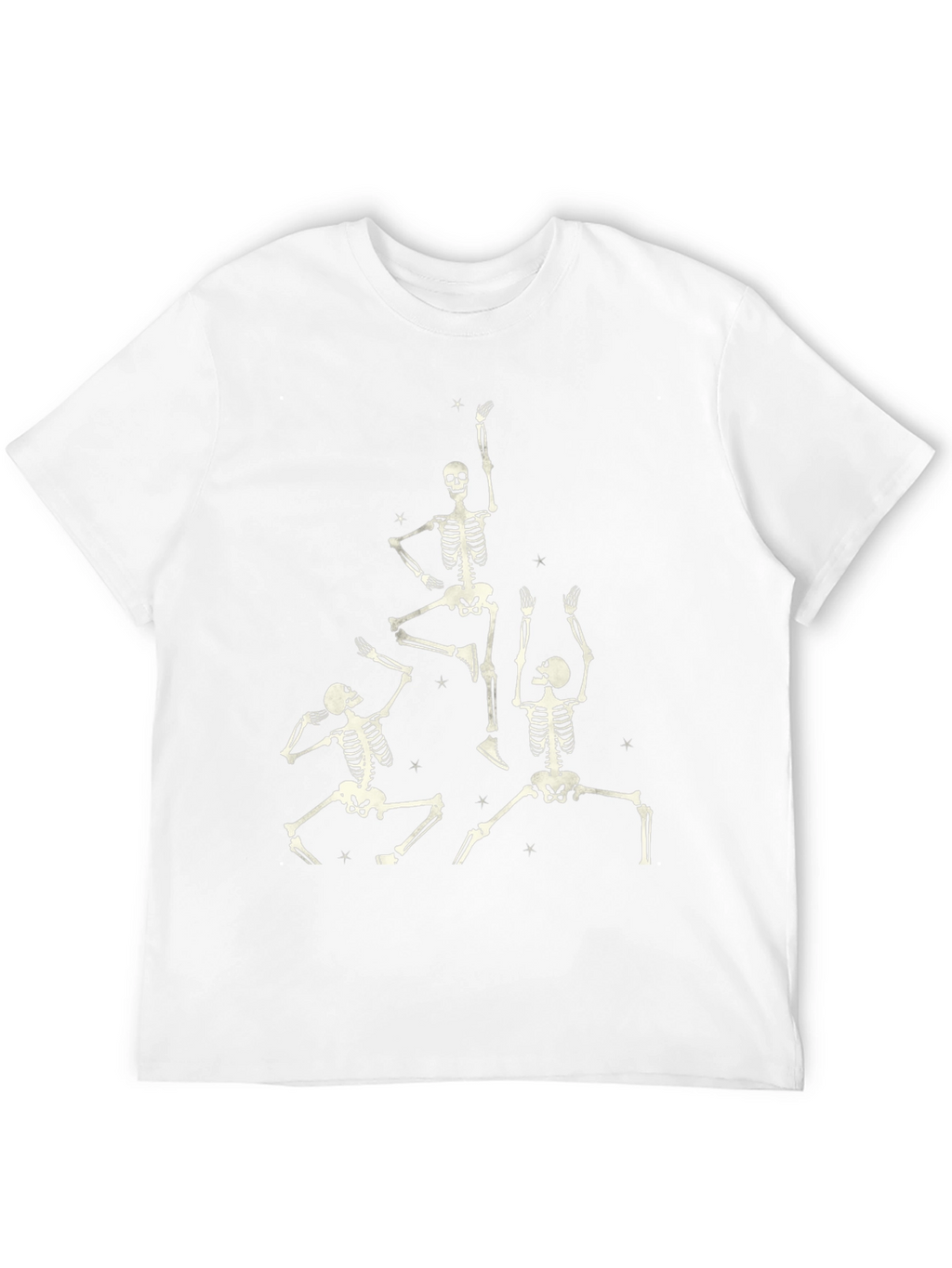 Dancing Skeletons Black Graphic Tee