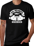 Dis-Members Only Graphic Tee - Black