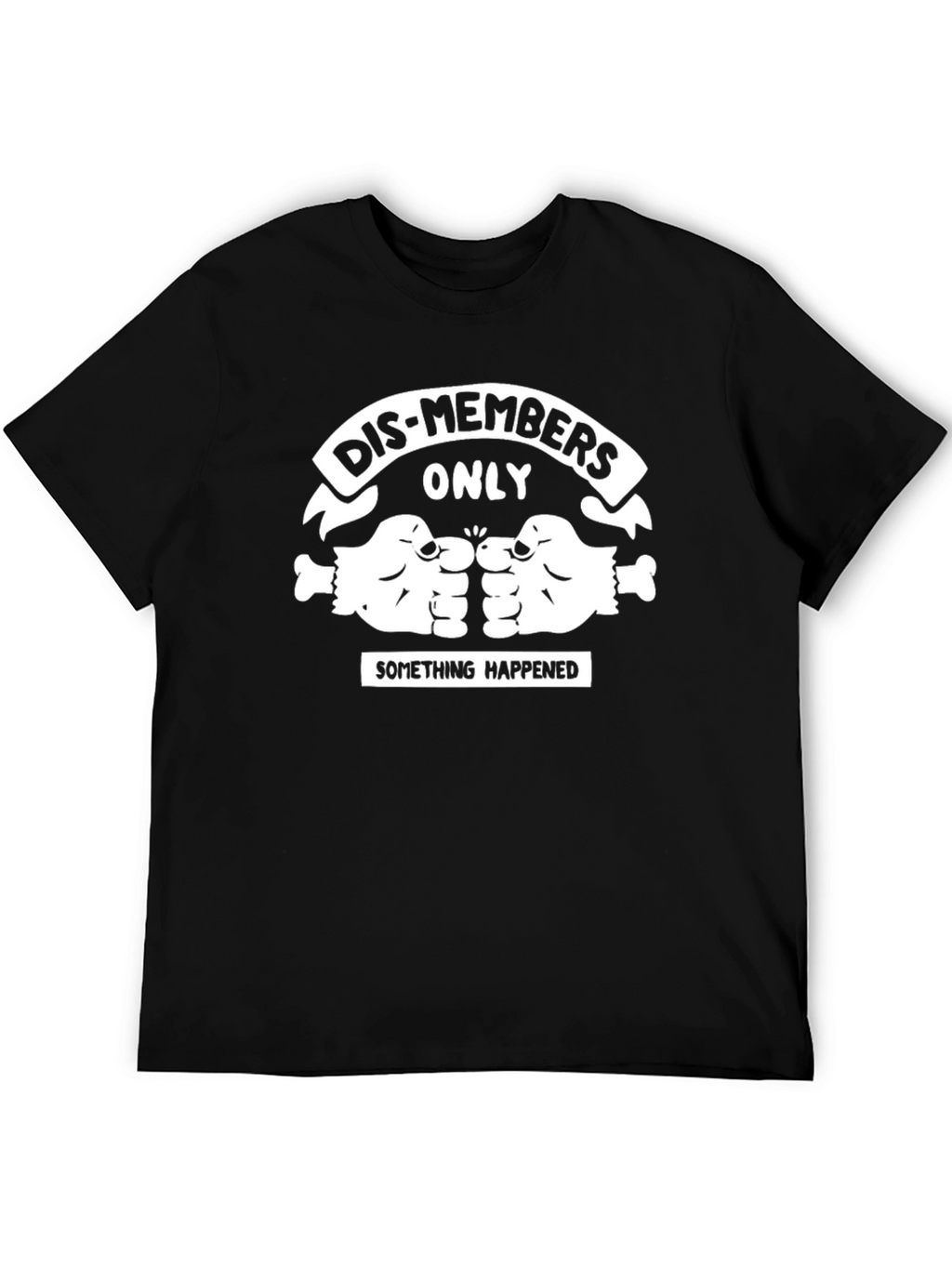 Dis-Members Only Graphic Tee - Black
