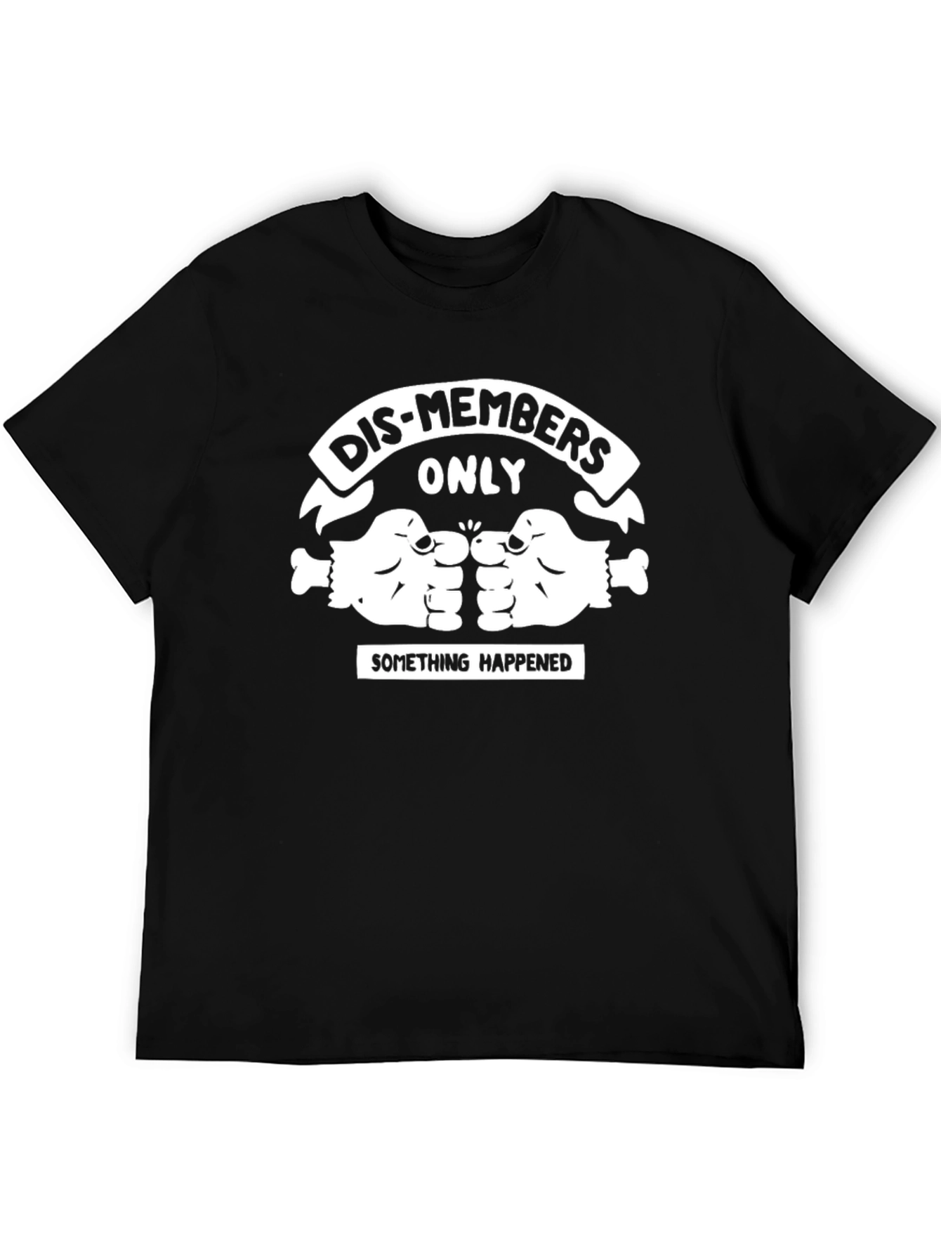 Dis-Members Only Graphic Tee - Black