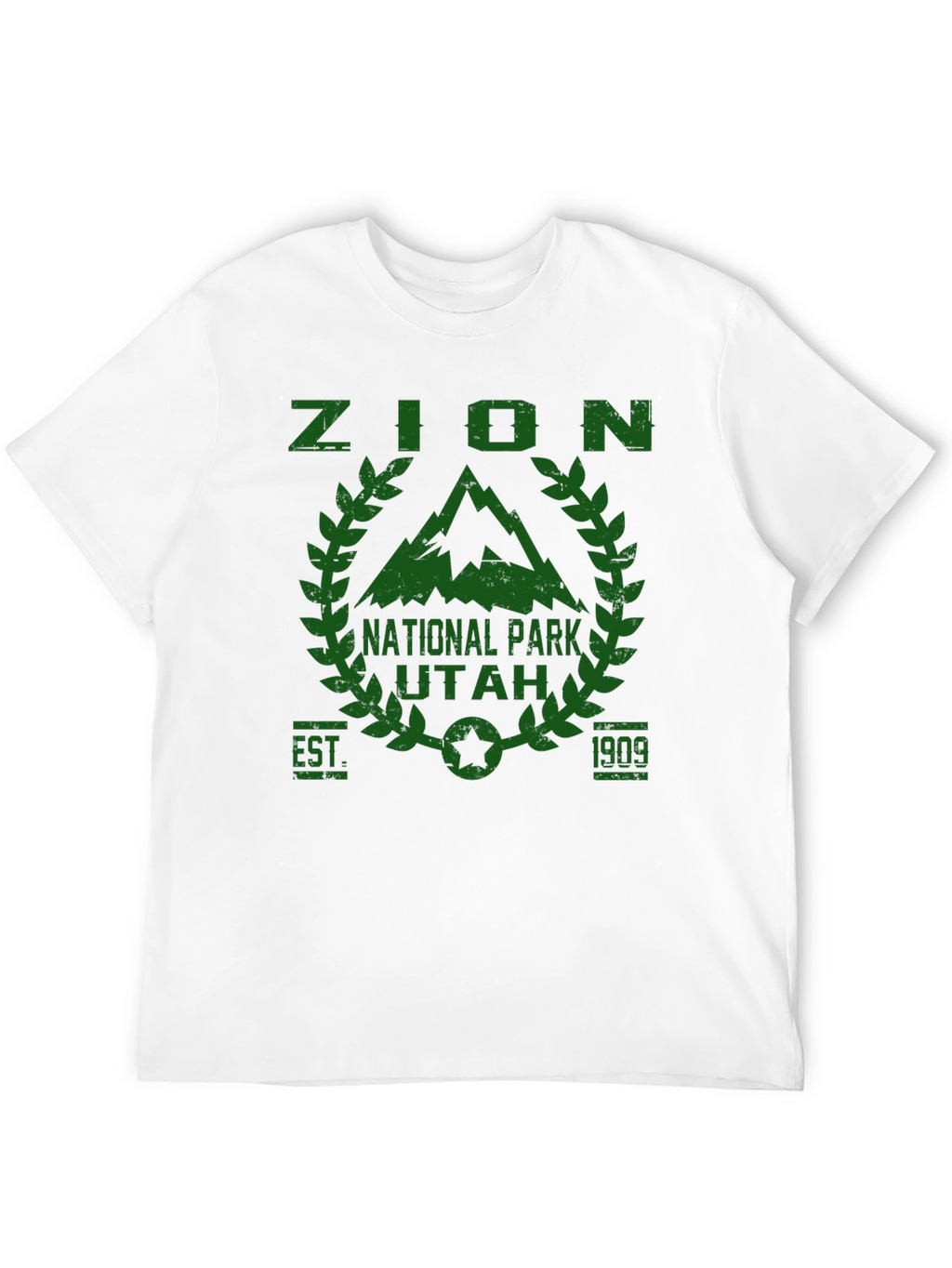 Zion National Park Black Graphic Tee