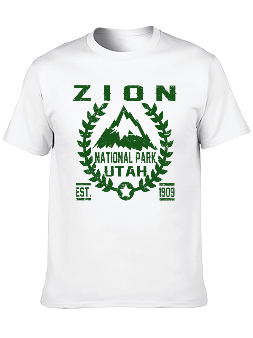 Zion National Park Black Graphic Tee