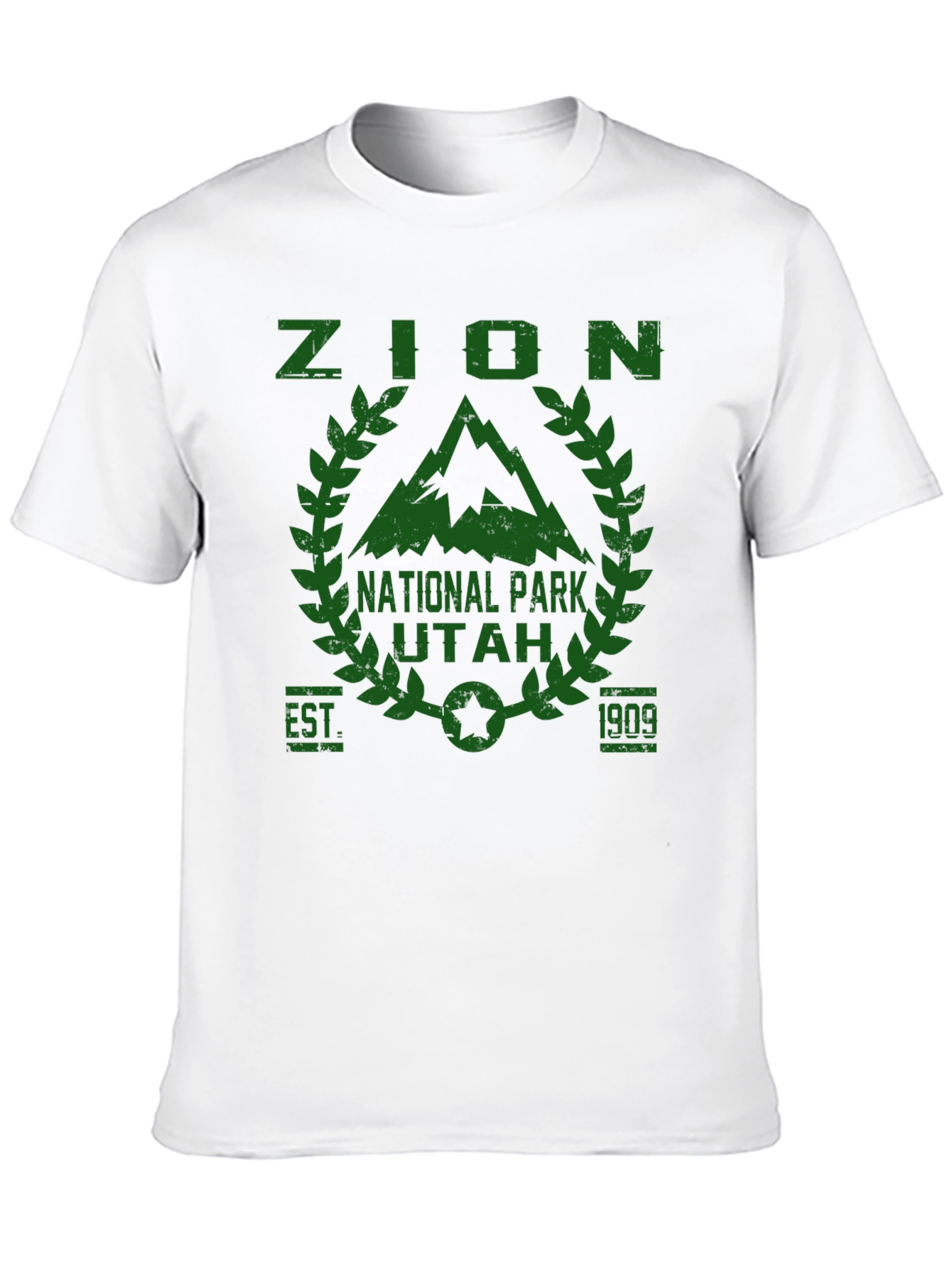 Zion National Park Black Graphic Tee