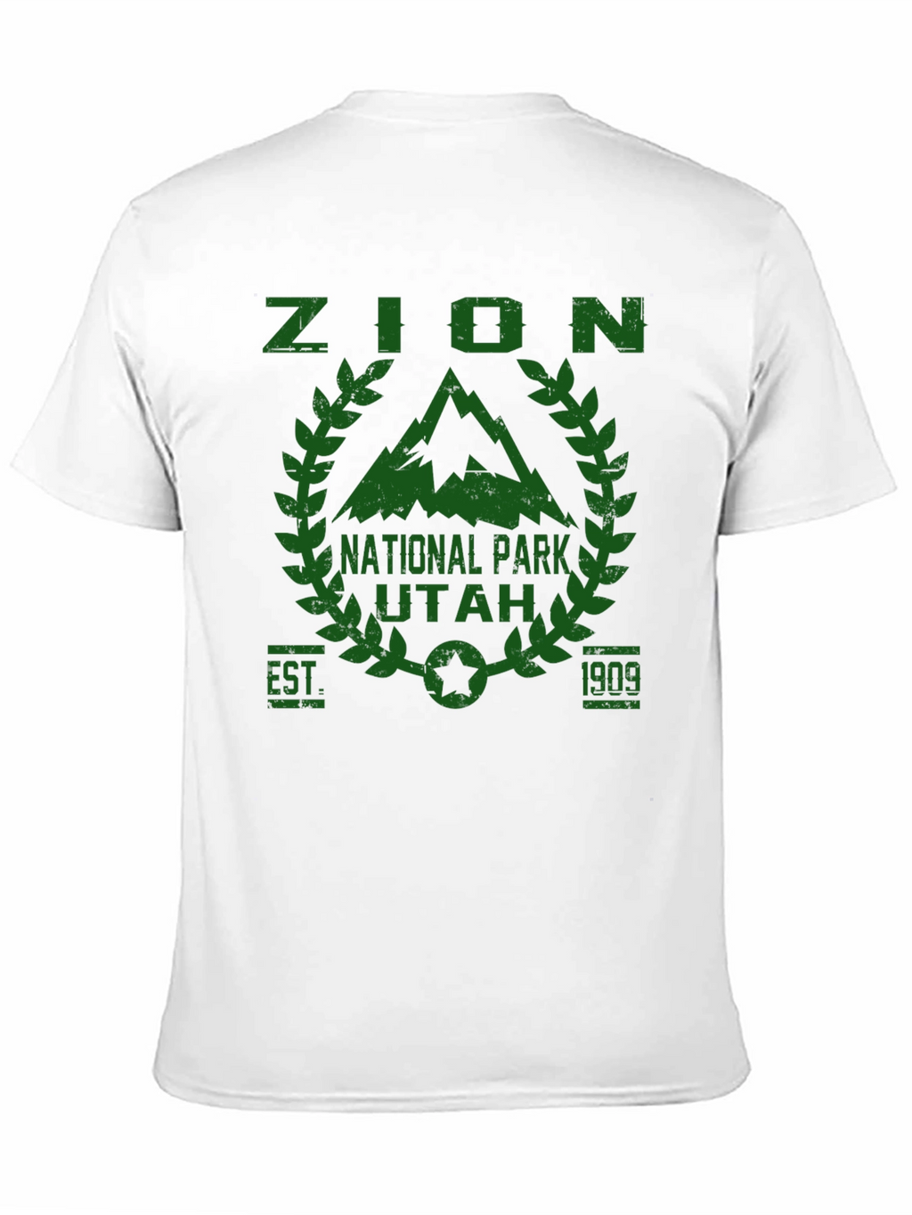 Zion National Park Black Graphic Tee