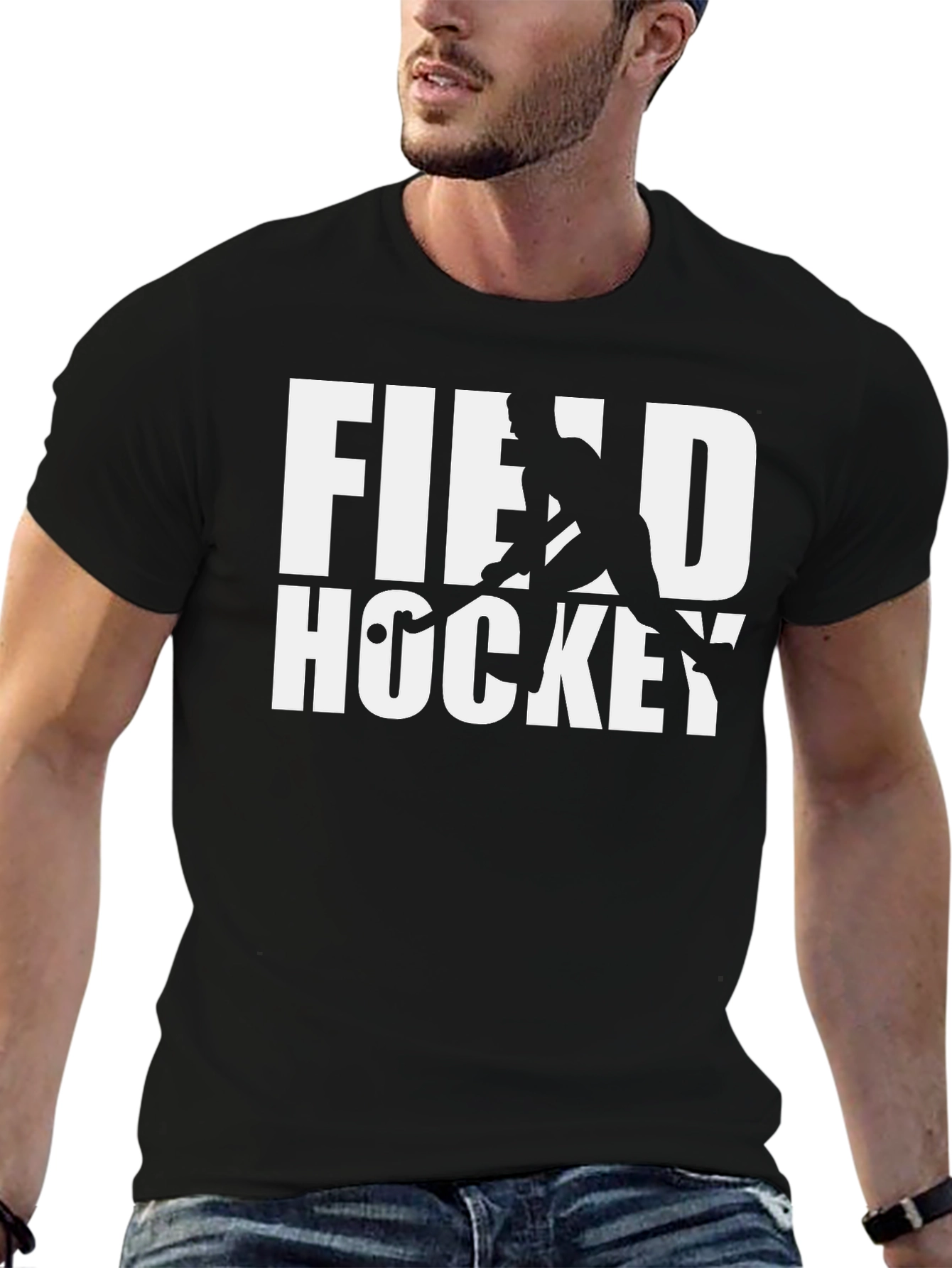 Field Hockey Graphic Tee - Sporty Casual Shirt