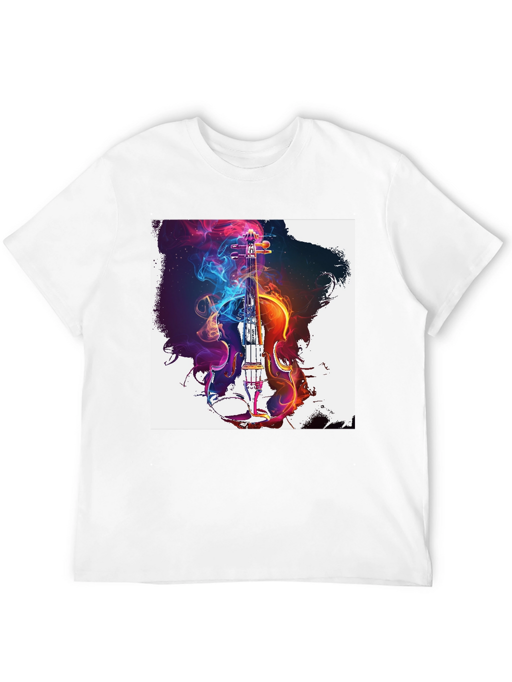 Violin Art Graphic T-Shirt - Musicians Tee