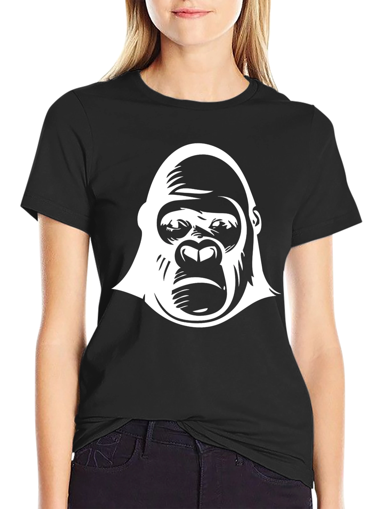 Cool Gorilla Graphic Black T-Shirt