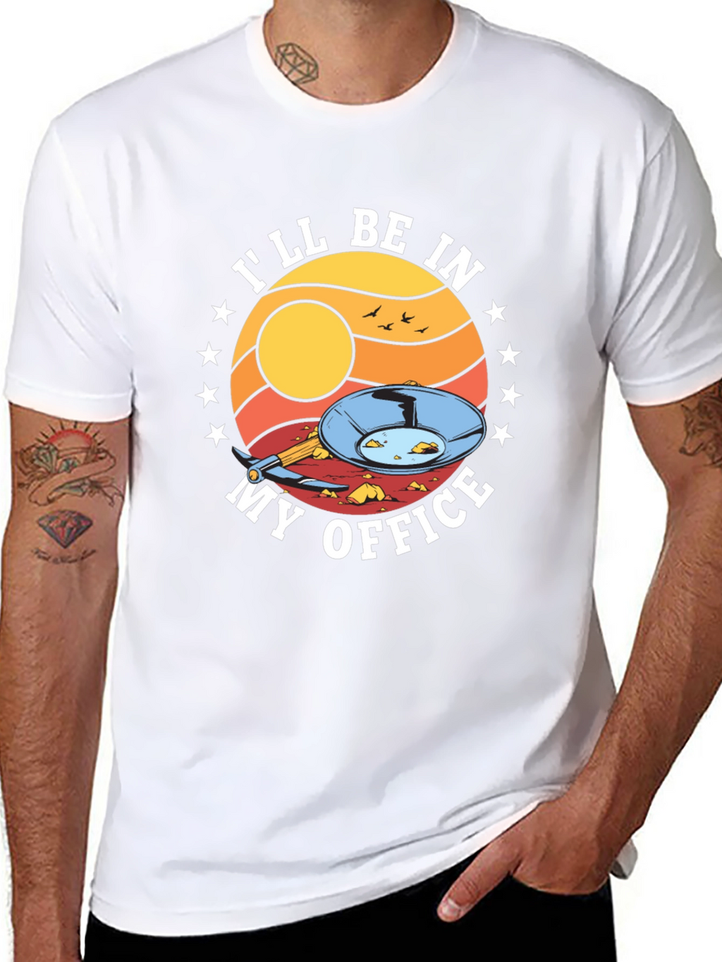 Gold Panning T-Shirt - Ill Be In My Office
