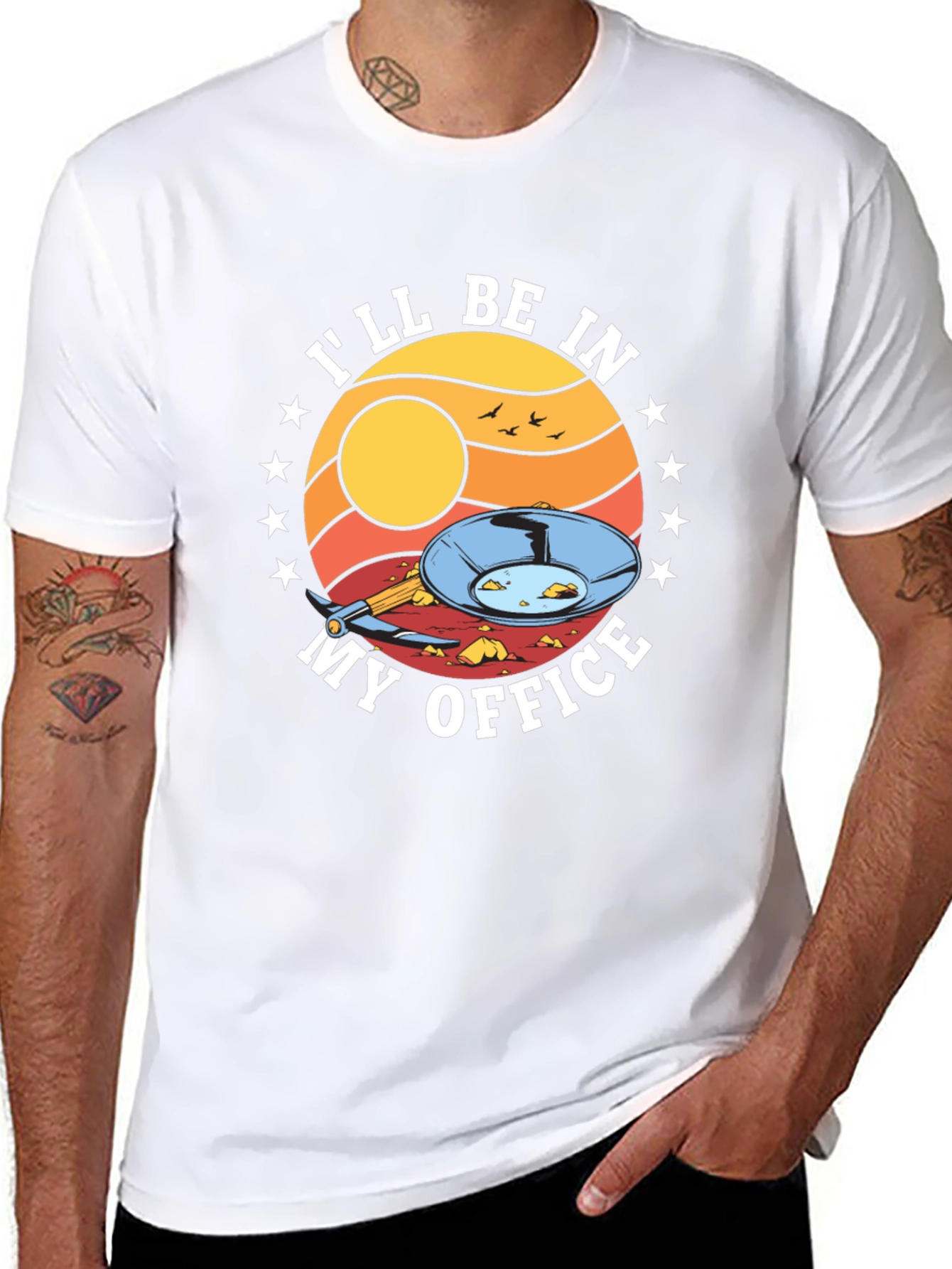 Gold Panning T-Shirt - Ill Be In My Office