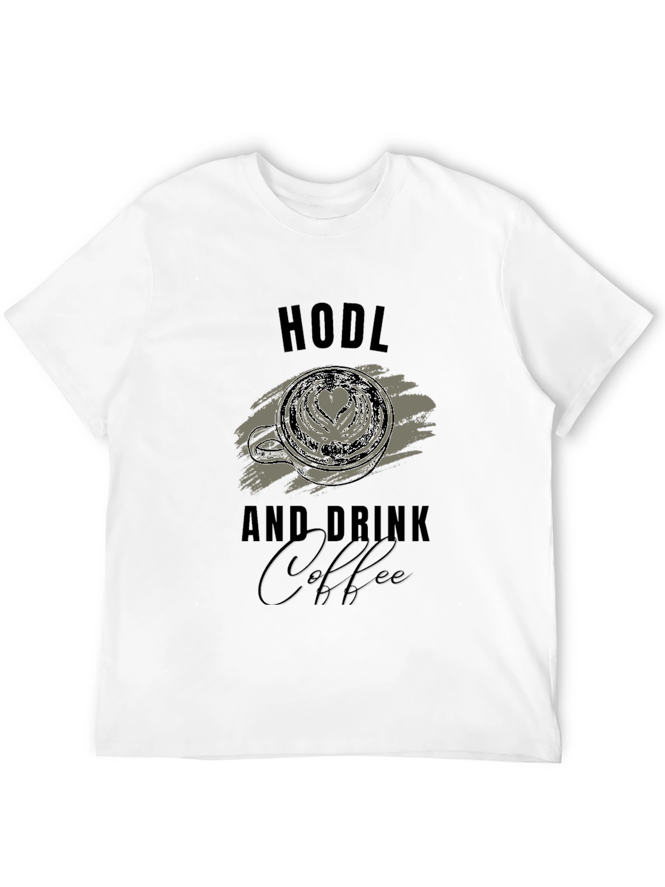 HODL and Drink Coffee Graphic T-Shirt