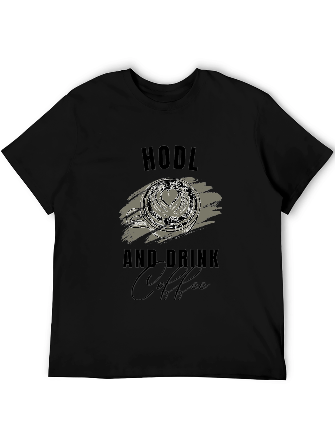 HODL and Drink Coffee Graphic T-Shirt