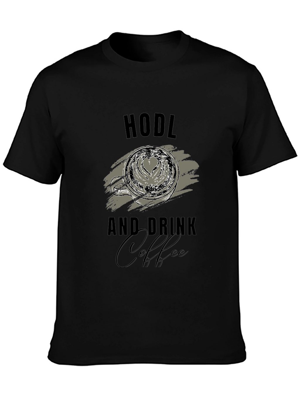 HODL and Drink Coffee Graphic T-Shirt