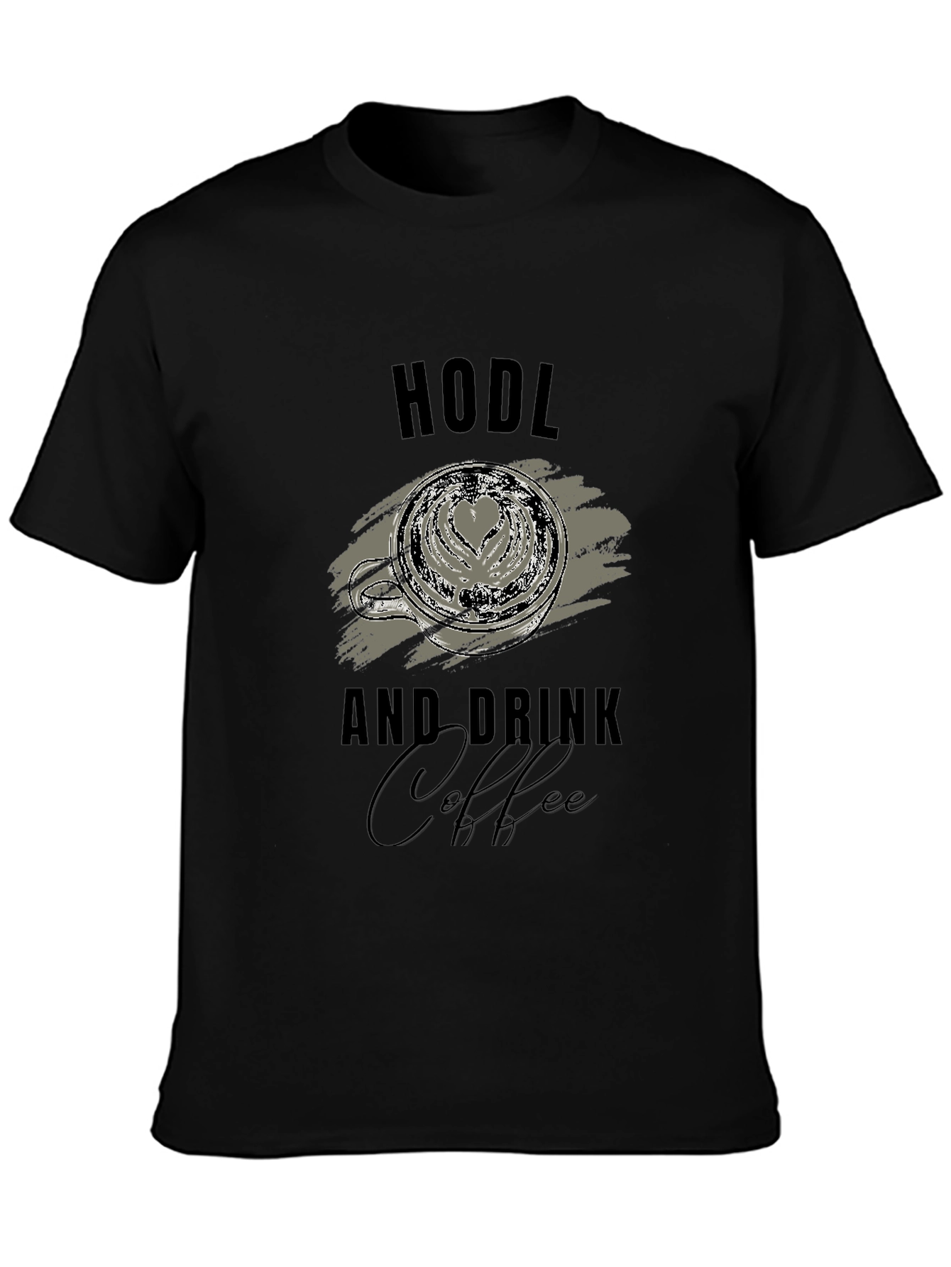 HODL and Drink Coffee Graphic T-Shirt