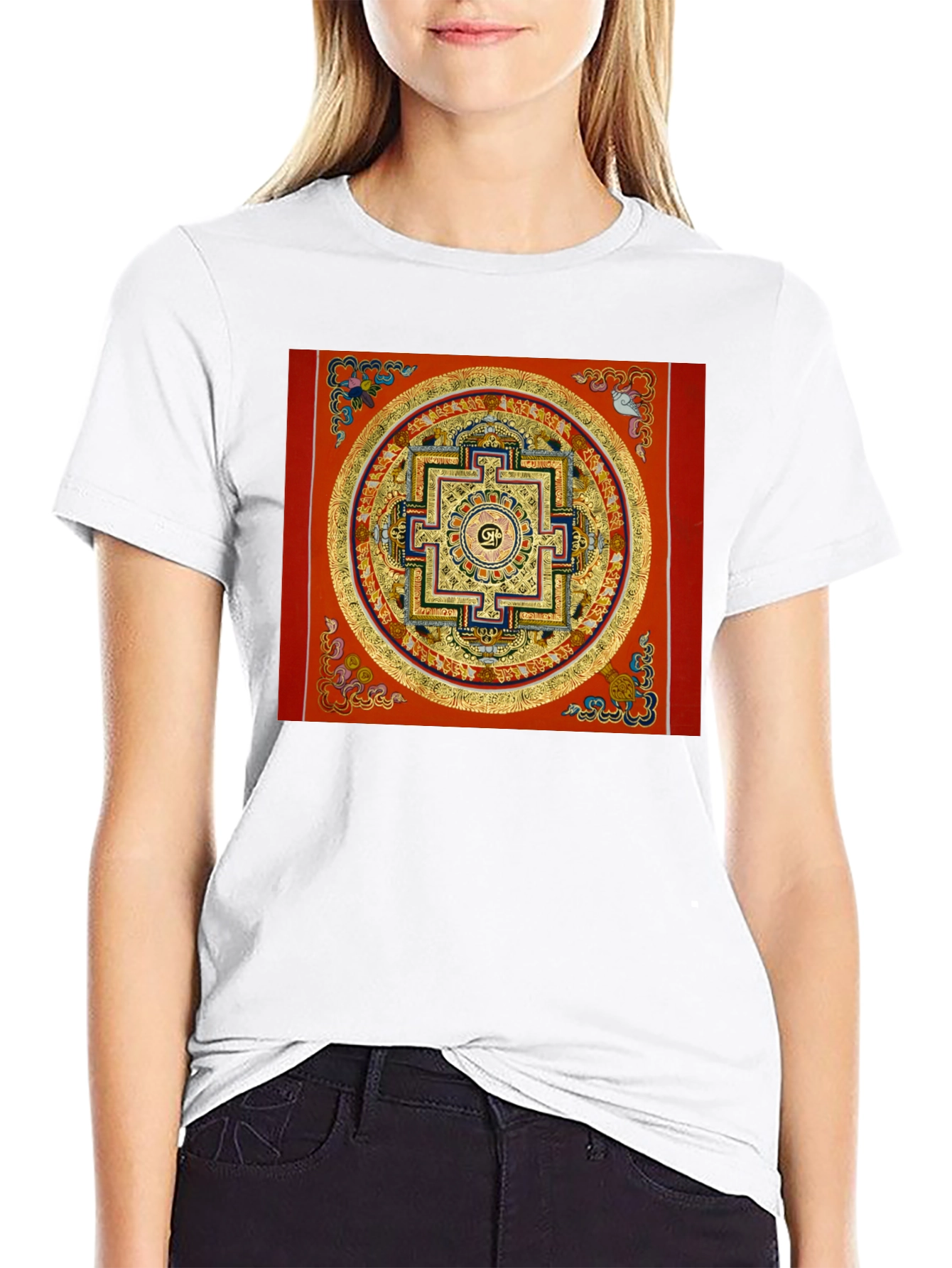 Mandala Graphic Tee - Spiritual Style