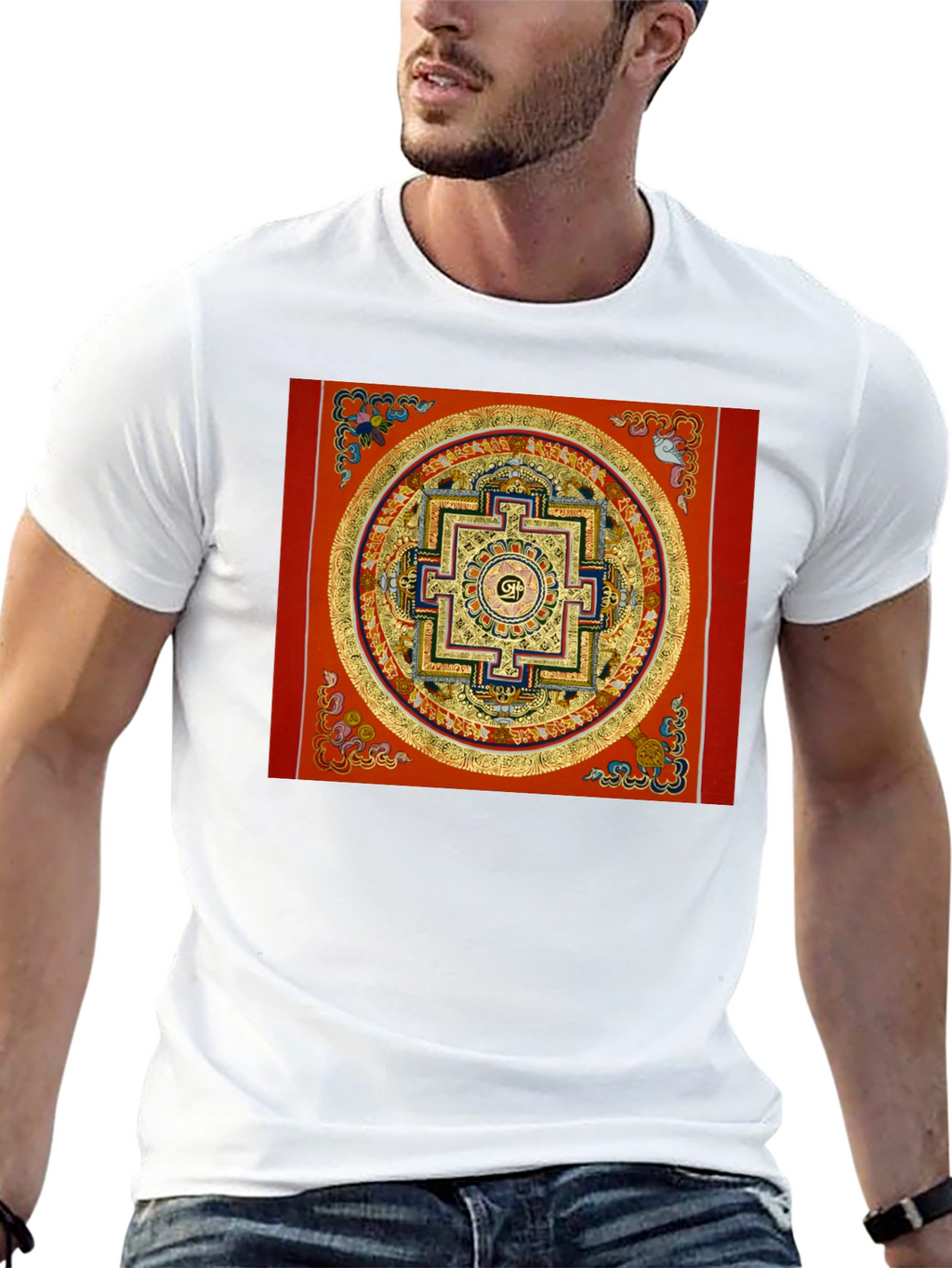 Mandala Graphic Tee - Spiritual Style