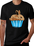 Bunny Cupcake Graphic T-Shirt