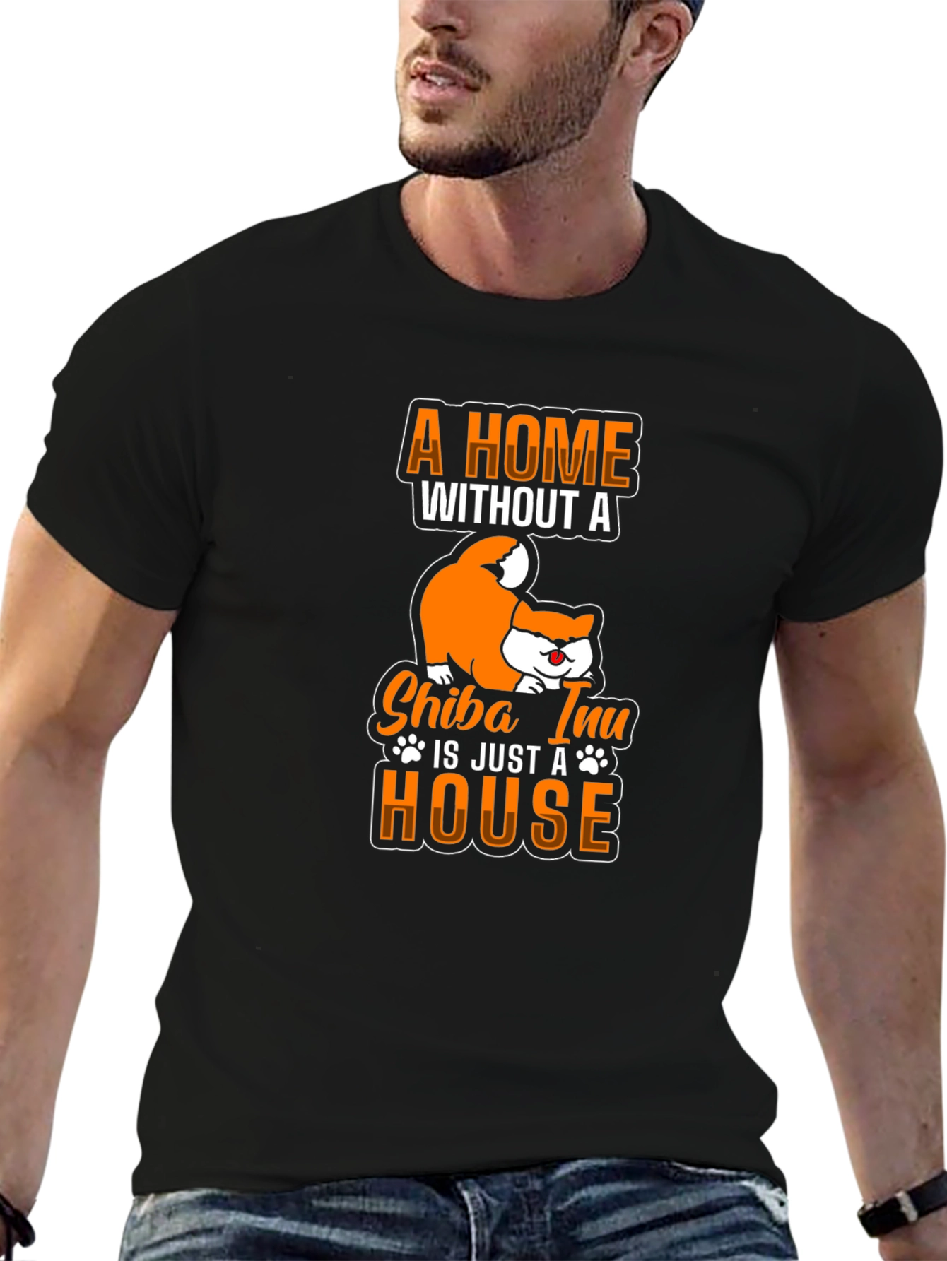 Shiba Inu T-Shirt: A Home Without a Shiba Inu