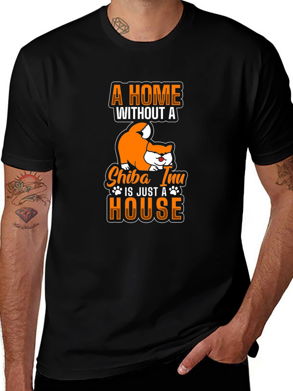 Shiba Inu T-Shirt: A Home Without a Shiba Inu