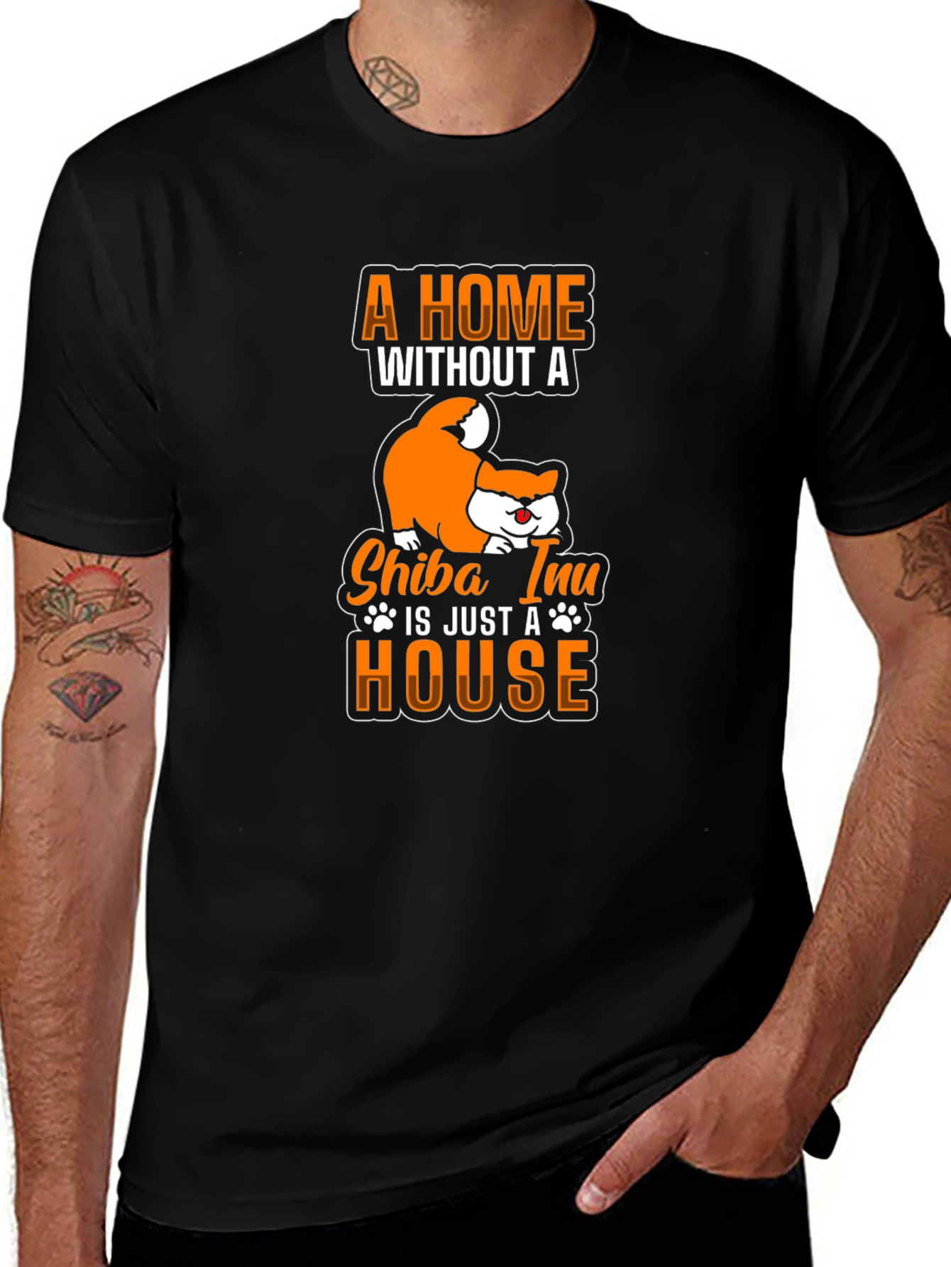 Shiba Inu T-Shirt: A Home Without a Shiba Inu