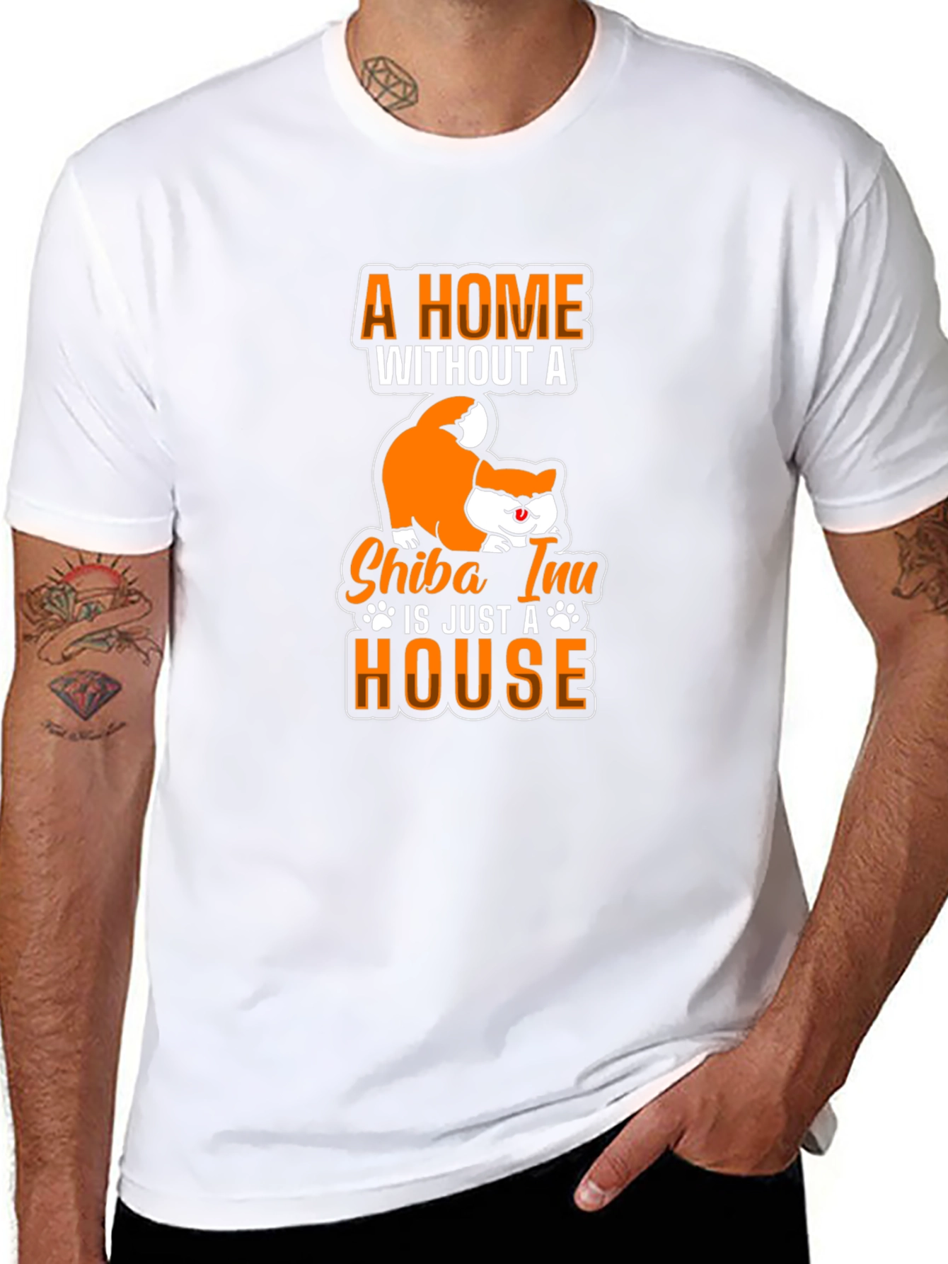 Shiba Inu T-Shirt: A Home Without a Shiba Inu